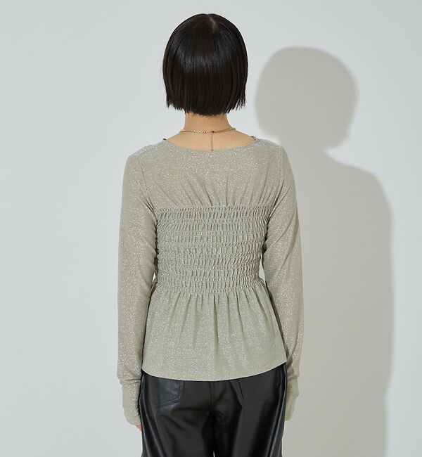 NOMINE「スパーク ビスチェ ロンT」|Tシャツ・カットソー|