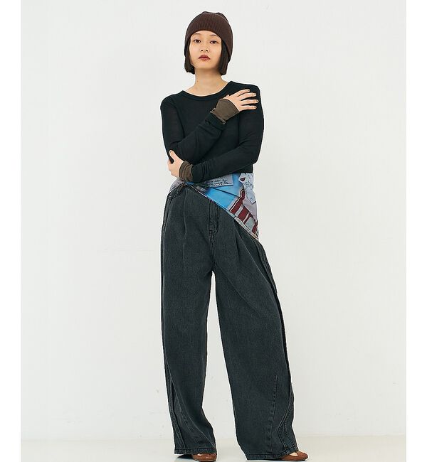 NOMINE「ダブルスリーブ シアー ロンT」|Tシャツ・カットソー|