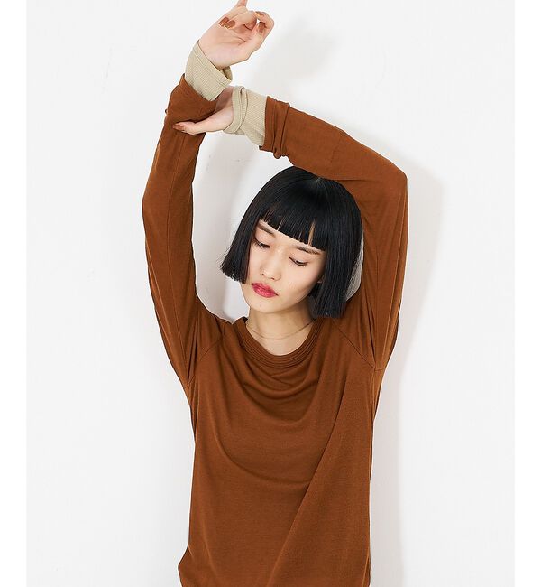NOMINE「ダブルスリーブ シアー ロンT」|Tシャツ・カットソー|