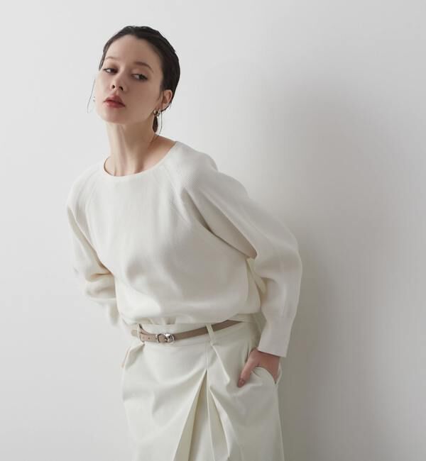 Liesse「片畔ニットプルオーバー」|ニット・セーター|