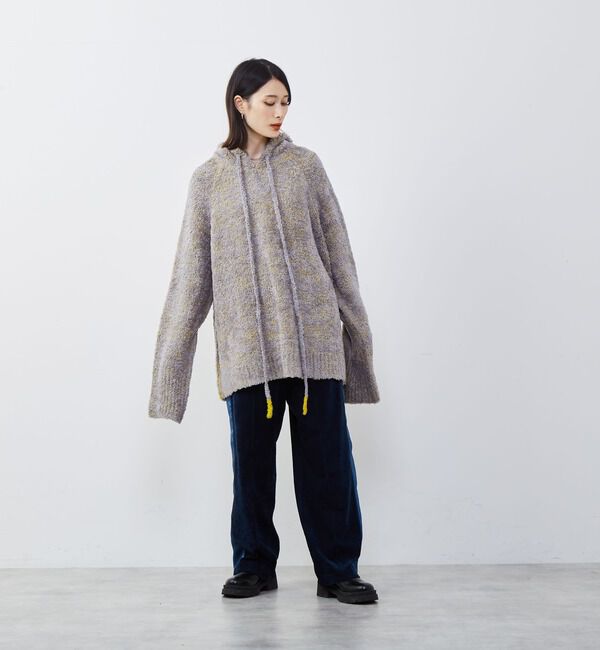 Soffitto「【Soffitto x KojiKojiコラボ】もこもこフーディ」|ニット・セーター|