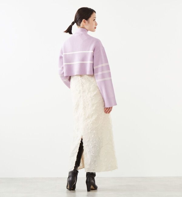 Soffitto「2WAYボーダーニット」|ニット・セーター|