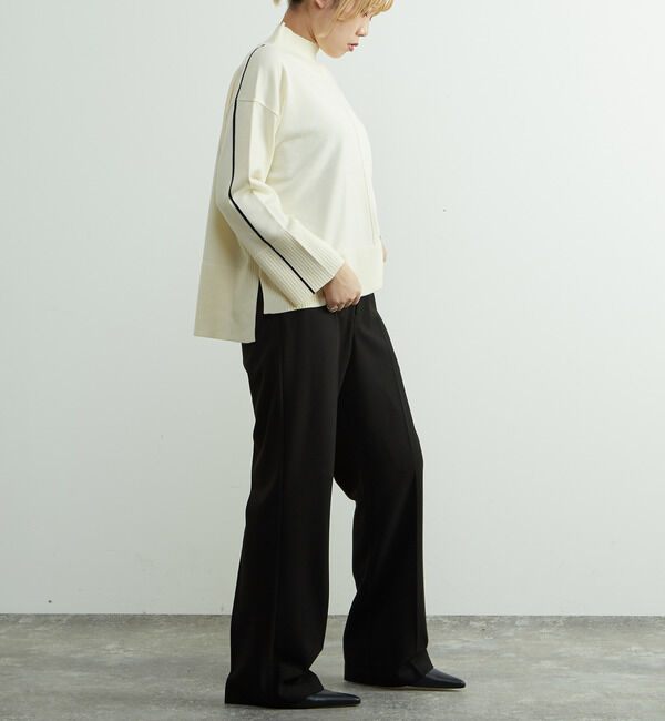 SOFFITTO「ライン入りニット」|ニット・セーター|