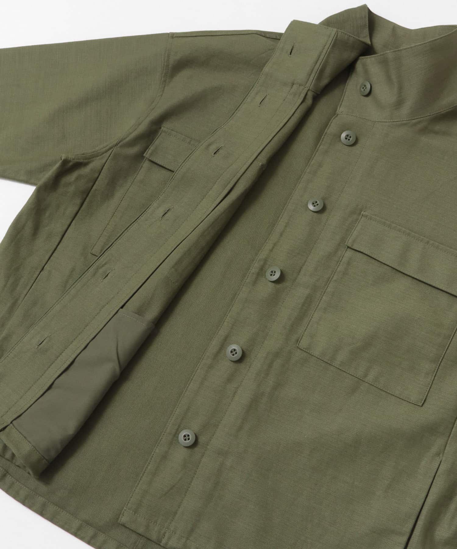 URBAN RESEARCH DOORS「ミリタリースタンドカラージャケット」|ミリタリージャケット|