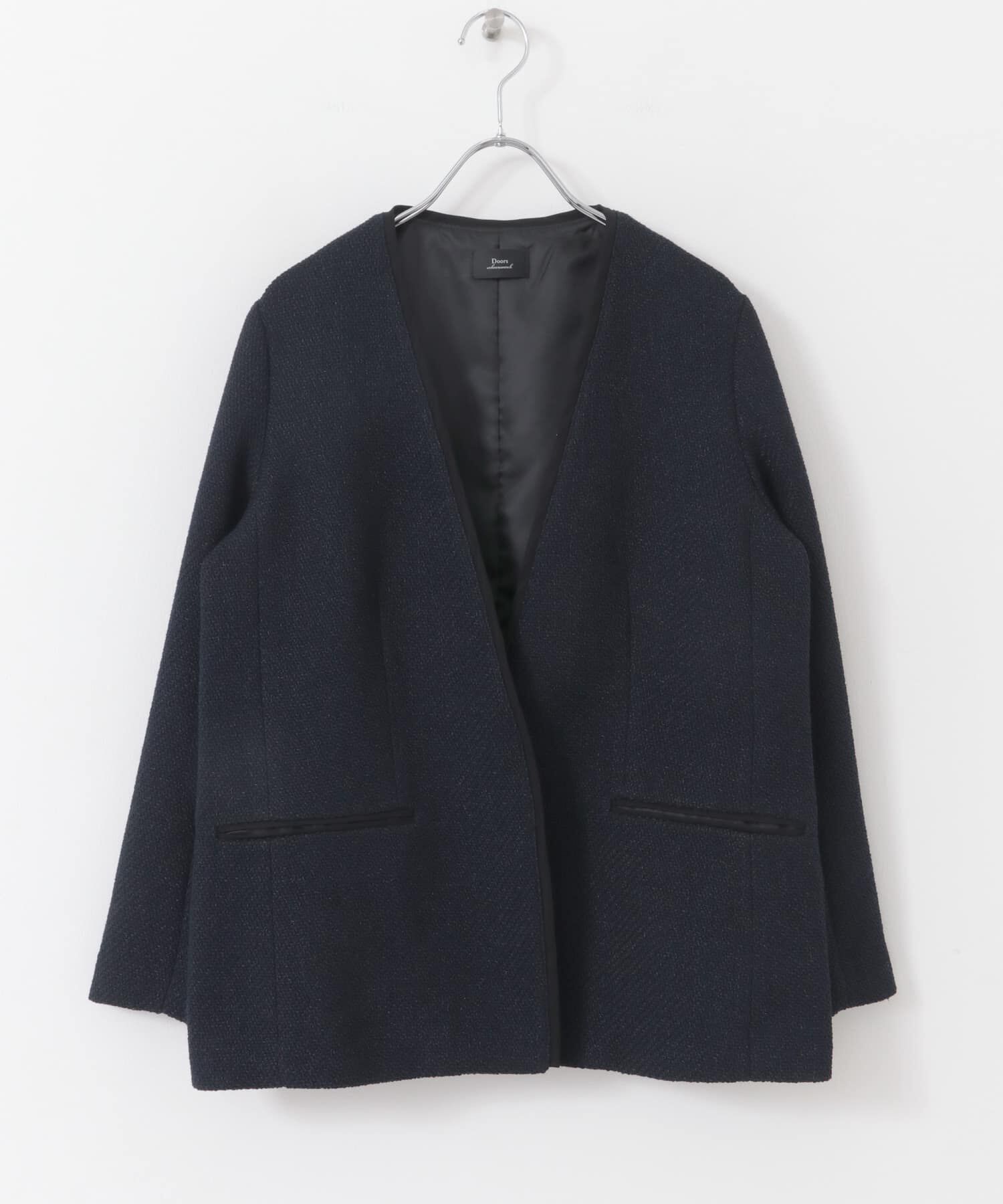 URBAN RESEARCH DOORS「ツィードVネックロングジャケット」|その他|