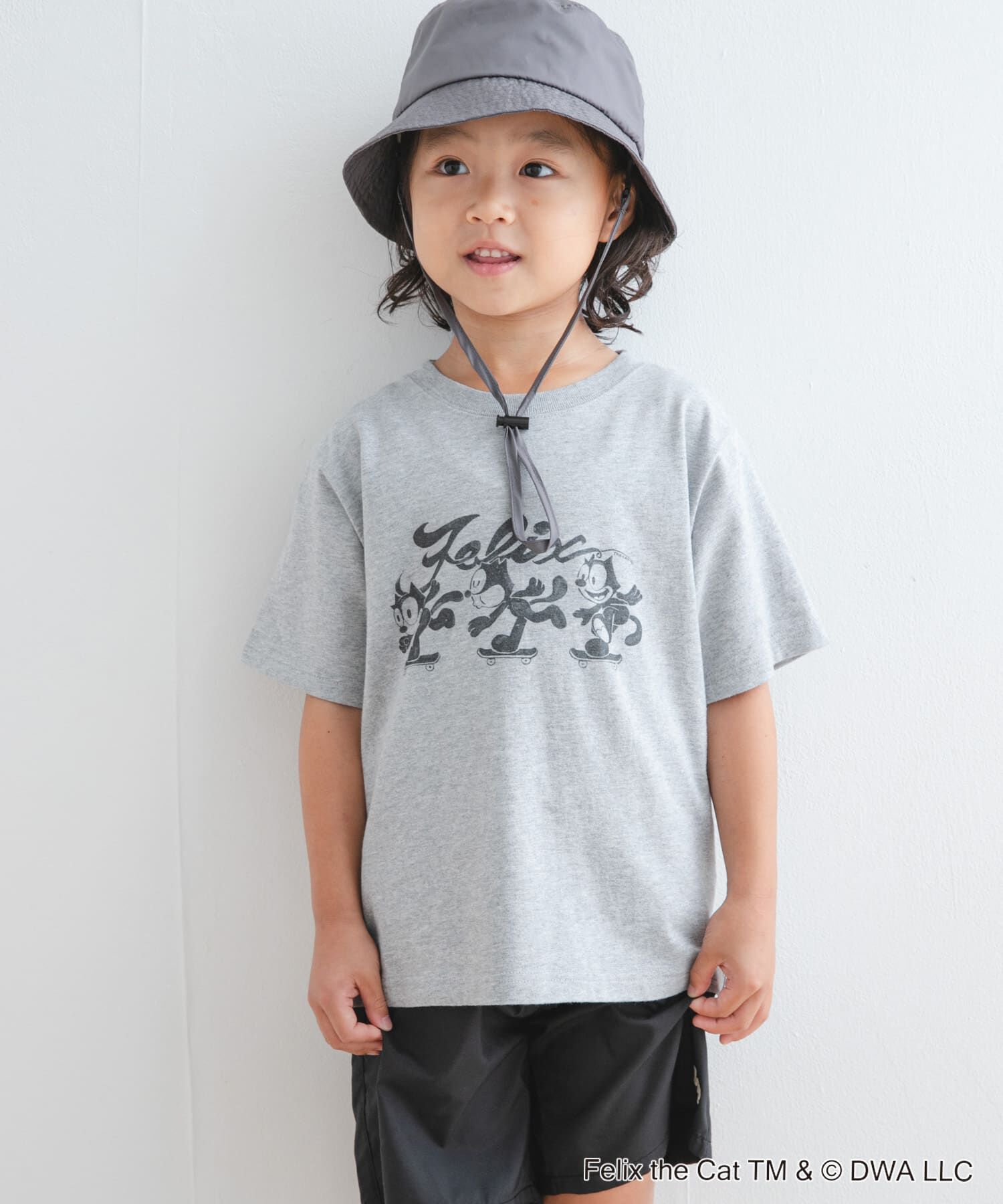 URBAN RESEARCH DOORS「『WEB/一部店舗限定サイズ』『別注』FELIX/Tシャツ(KIDS)」|その他|グレー