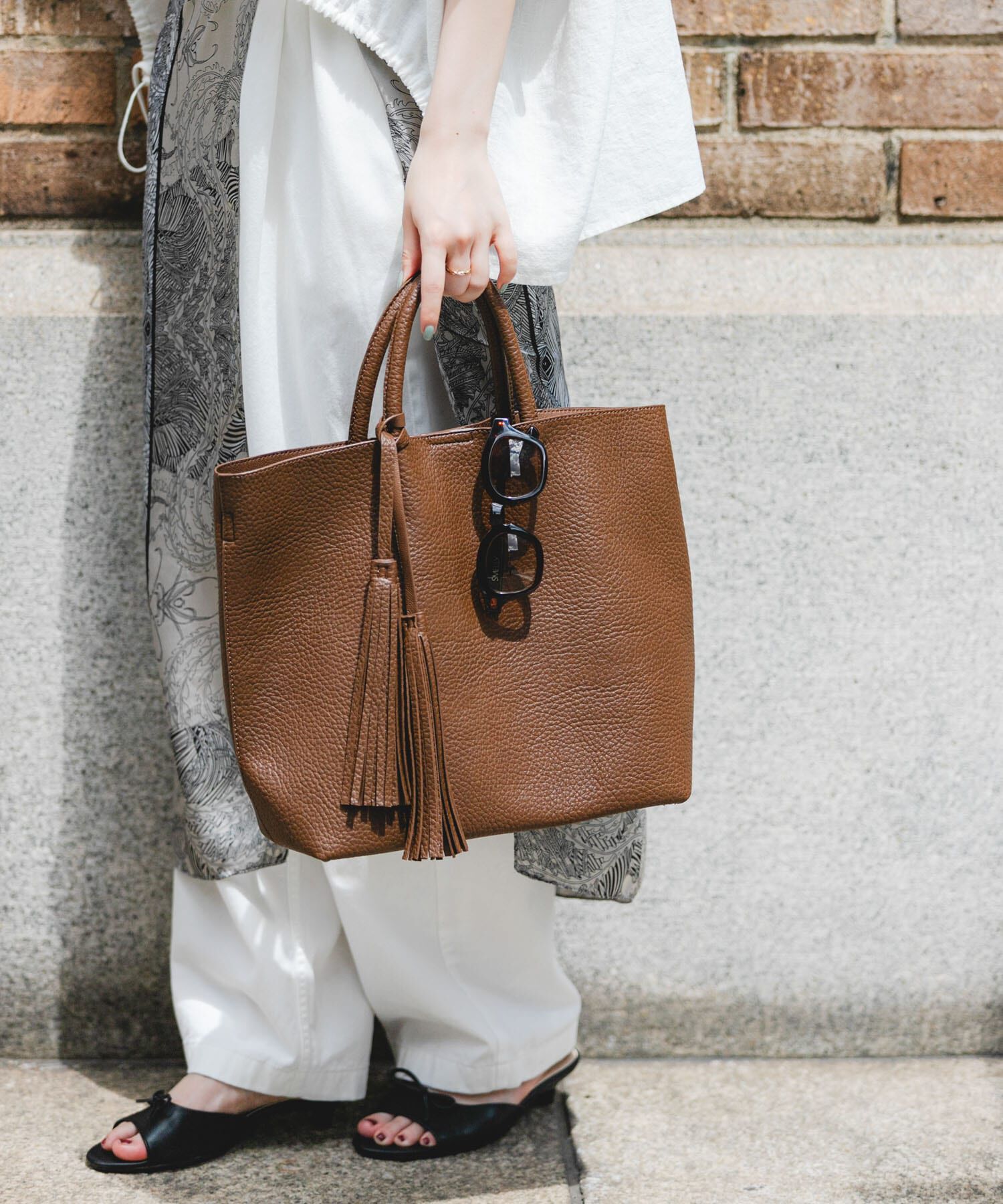 RODE SKO「タッセル軽量2WAYシンプルトートバッグ」|トートバッグ|