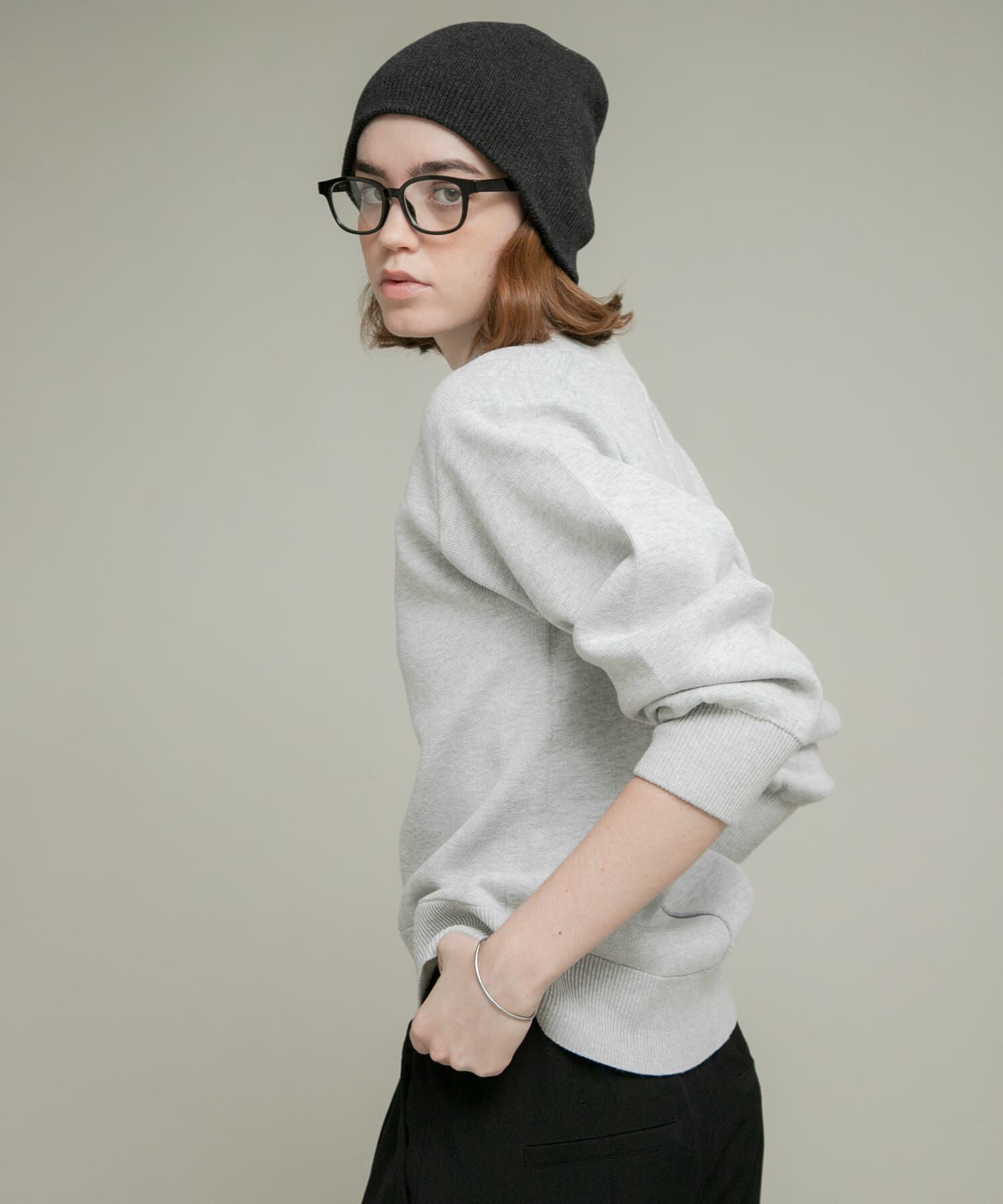 Sonny Label 「モックネックスウェットライクニットプルオーバー」|ニット・セーター|