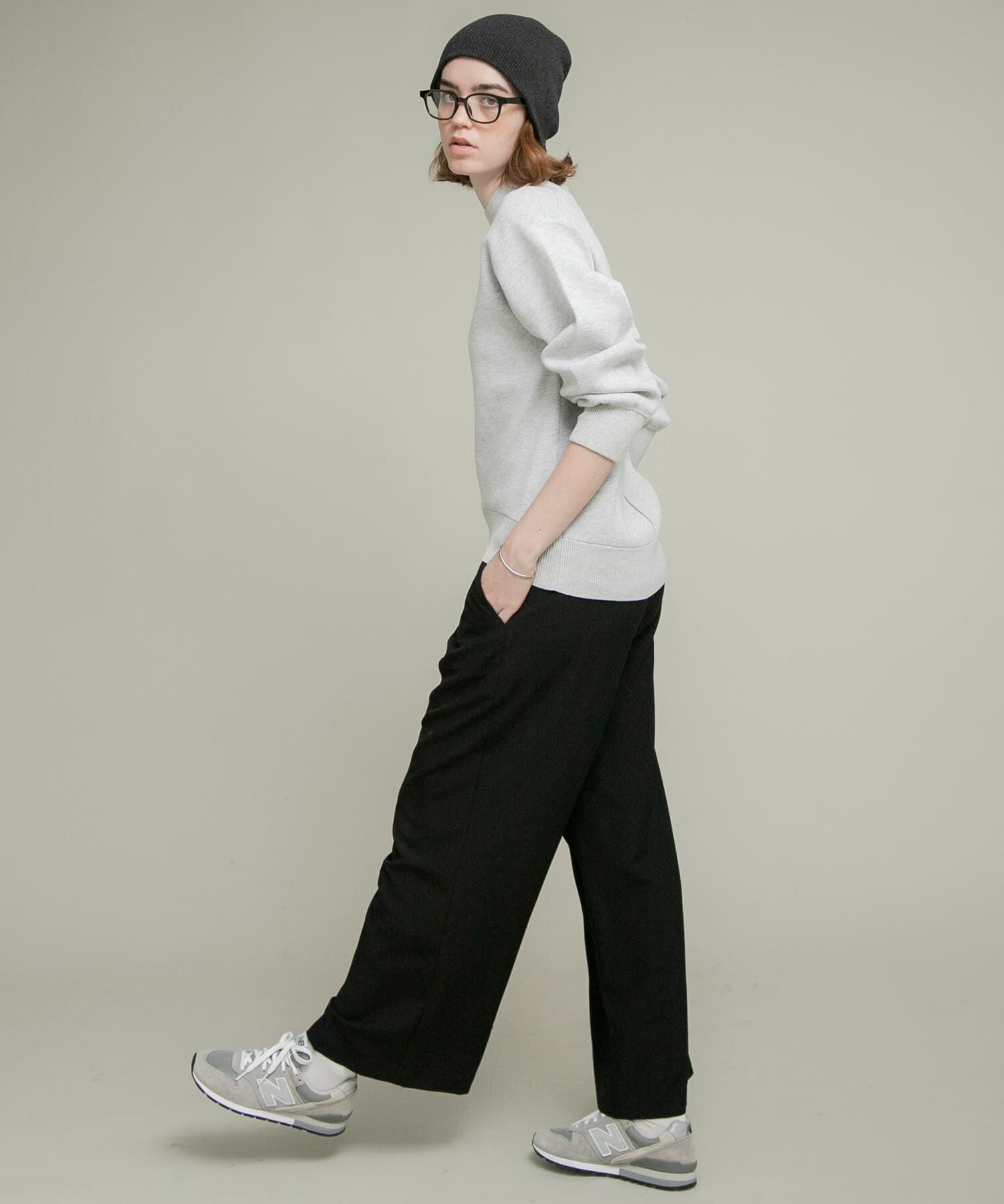 Sonny Label 「モックネックスウェットライクニットプルオーバー」|ニット・セーター|