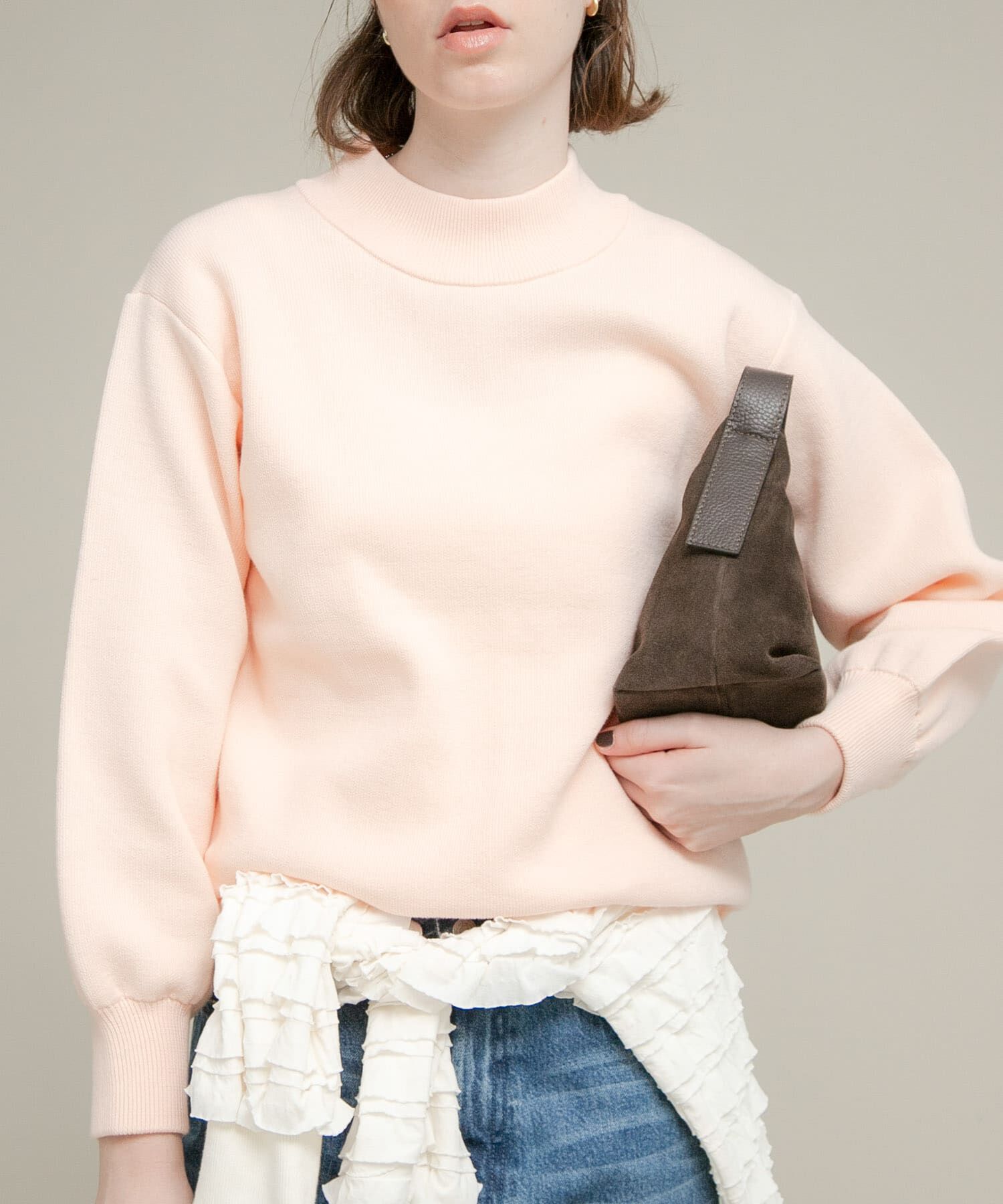 Sonny Label 「モックネックスウェットライクニットプルオーバー」|ニット・セーター|