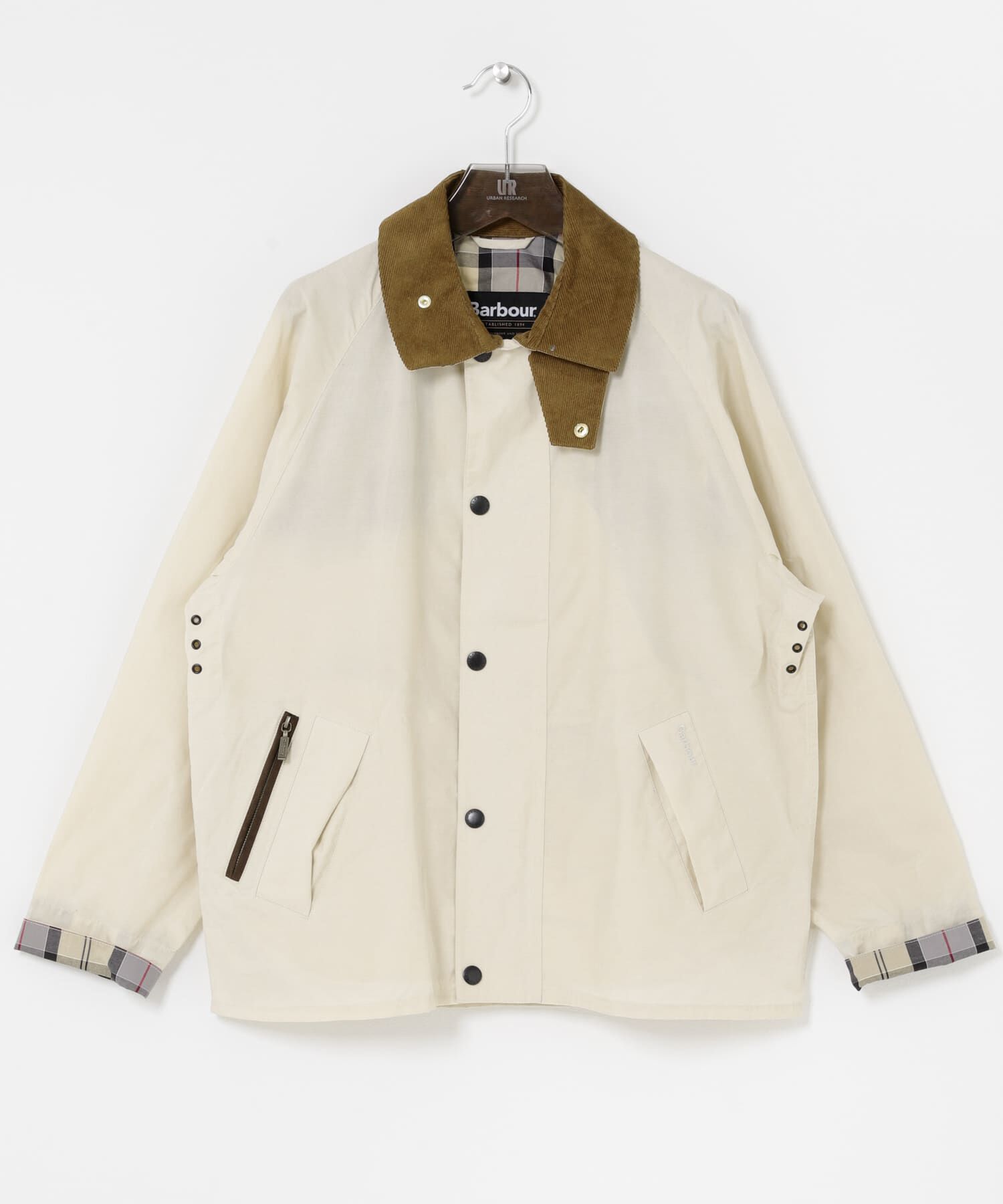 URBAN RESEARCH「Barbour　ICONS TRANSPORT CASUAL JACKET」|ノーカラーコート|