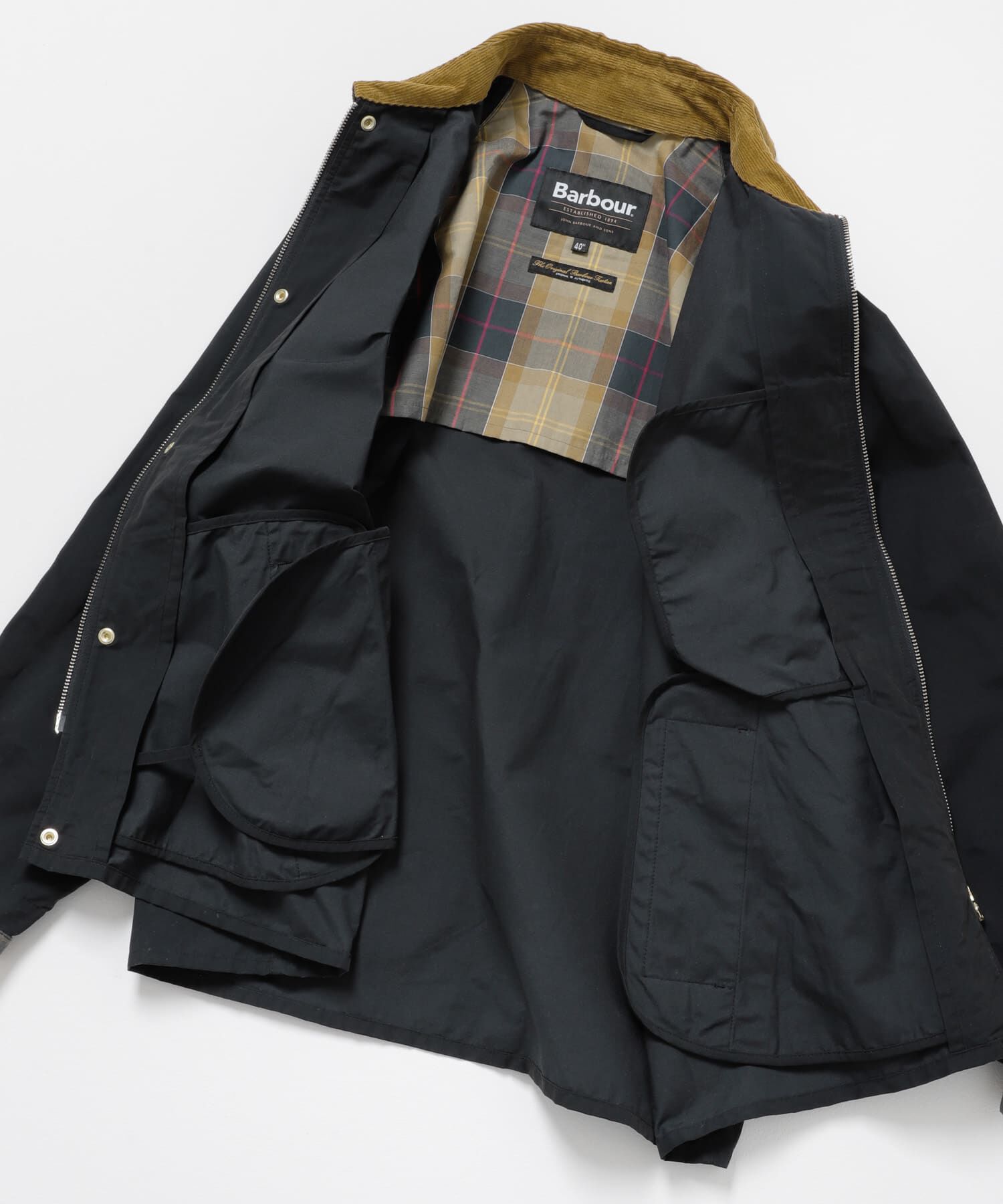 URBAN RESEARCH「Barbour　ICONS TRANSPORT CASUAL JACKET」|ノーカラーコート|