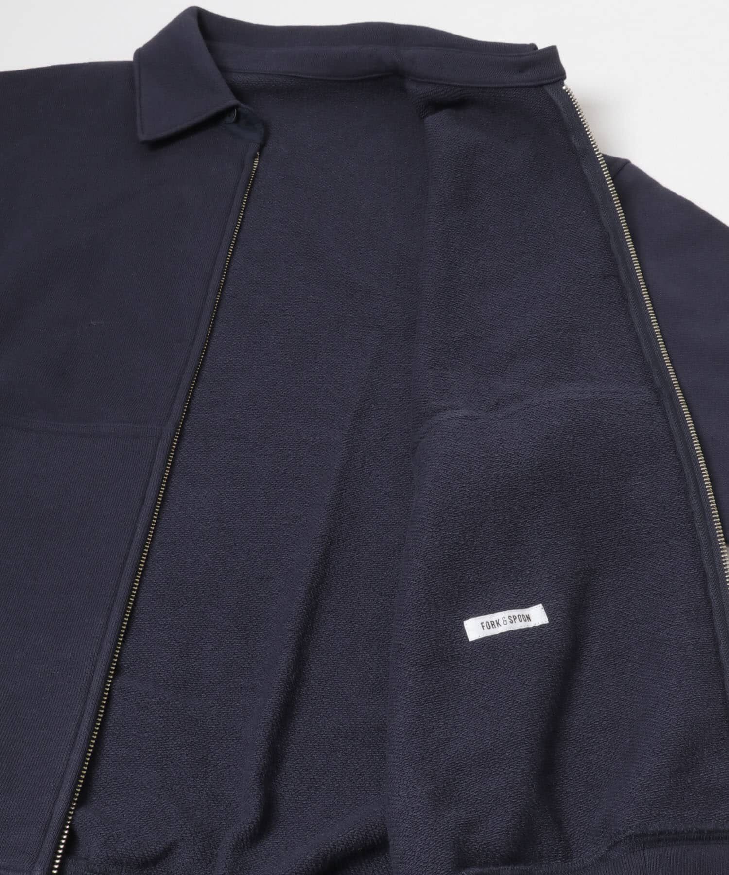 URBAN RESEARCH DOORS「FORK&SPOON　ジップスウェットカーディガン」|カーディガン|