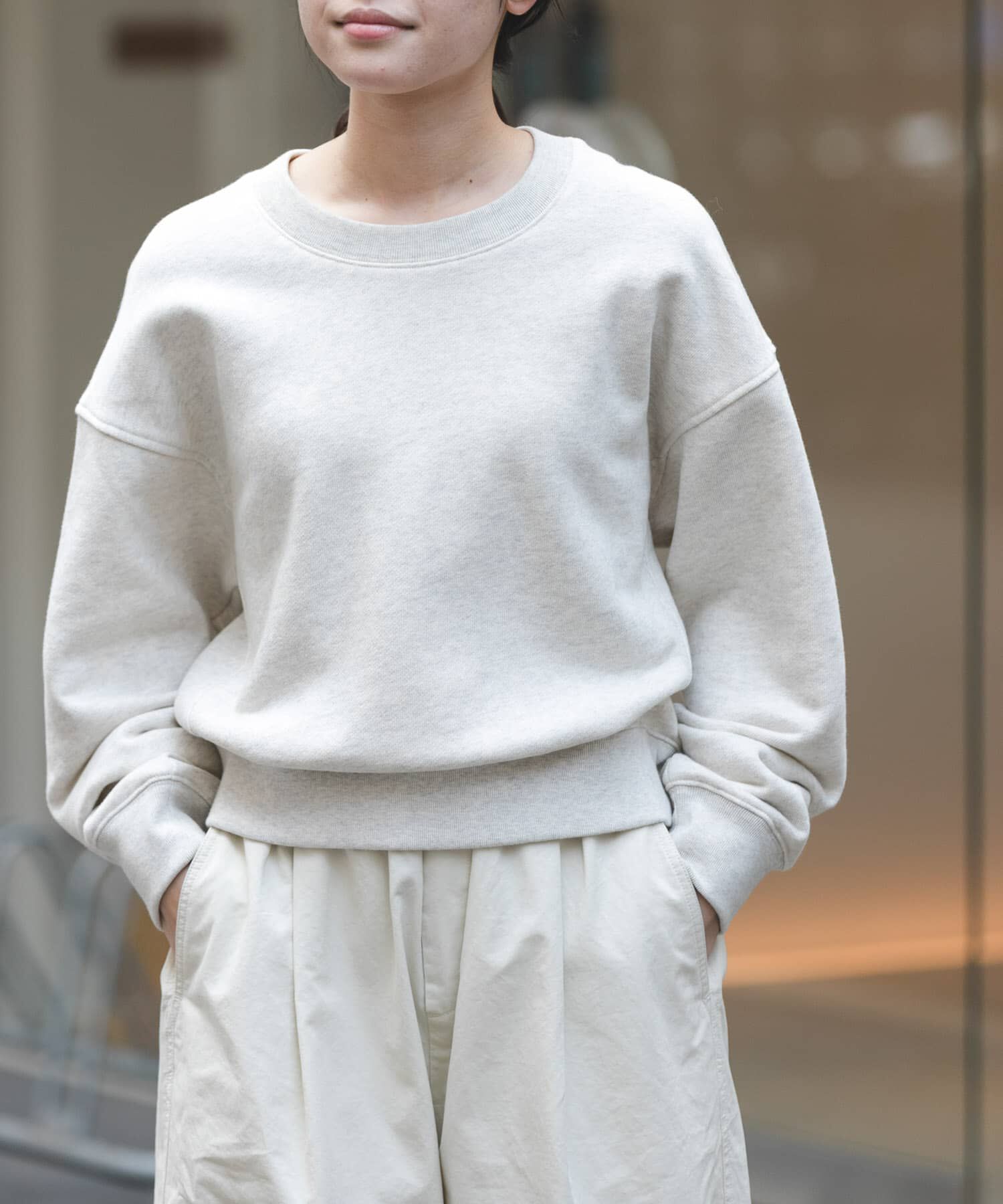 URBAN RESEARCH DOORS「FORK&SPOON　コクーンスウェット」|スウェット・ジャージ|