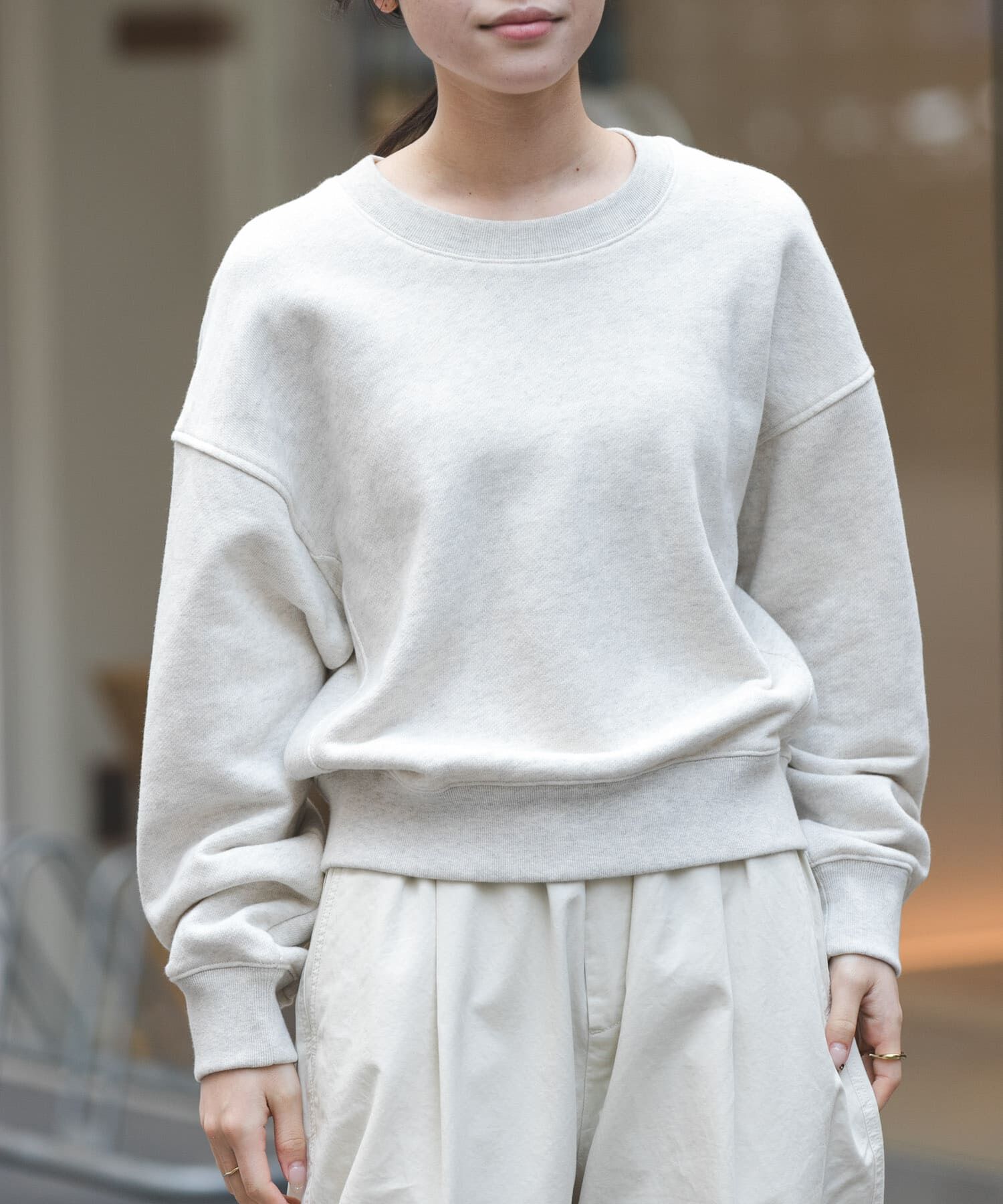 URBAN RESEARCH DOORS「FORK&SPOON　コクーンスウェット」|スウェット・ジャージ|