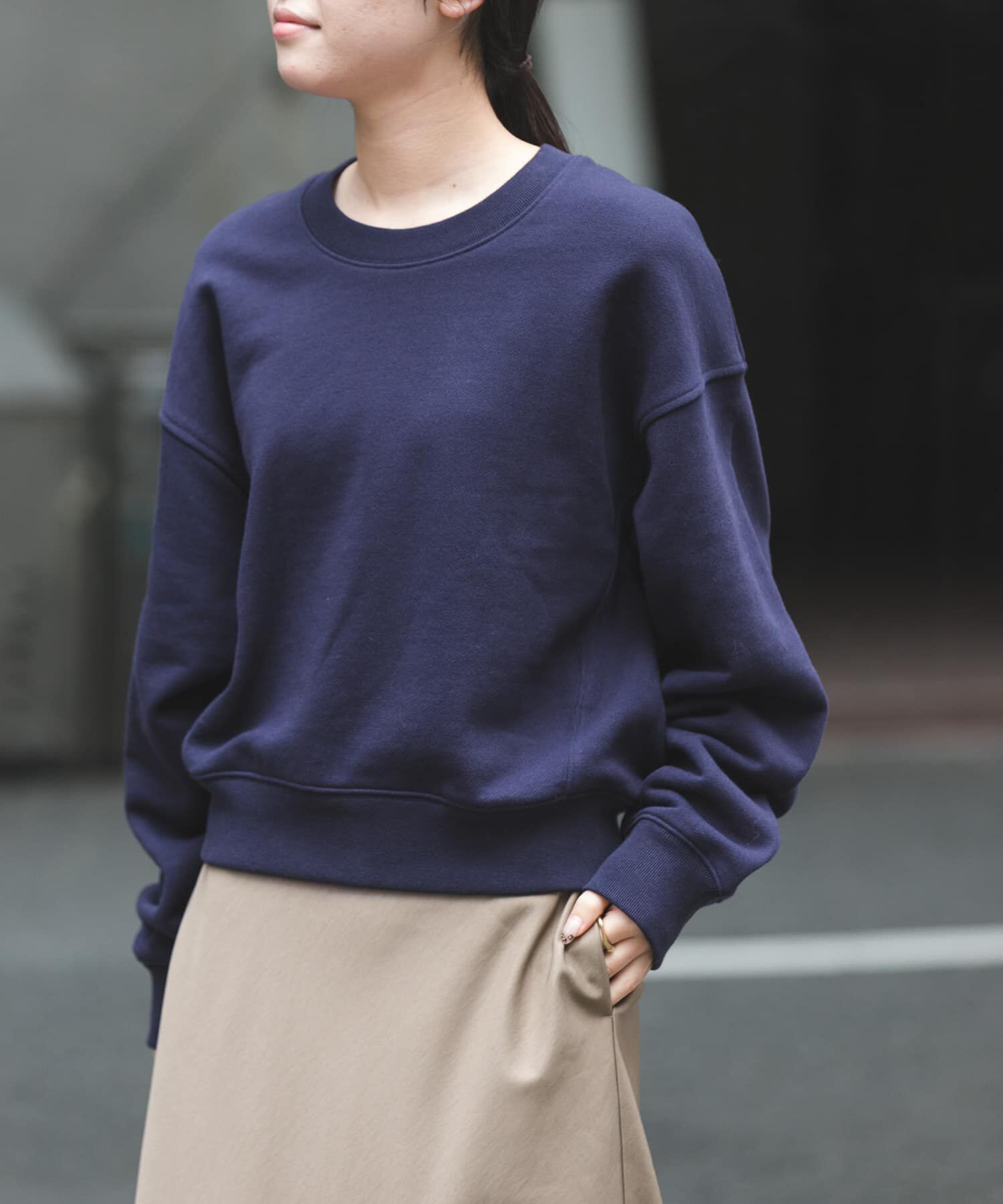 URBAN RESEARCH DOORS「FORK&SPOON　コクーンスウェット」|スウェット・ジャージ|