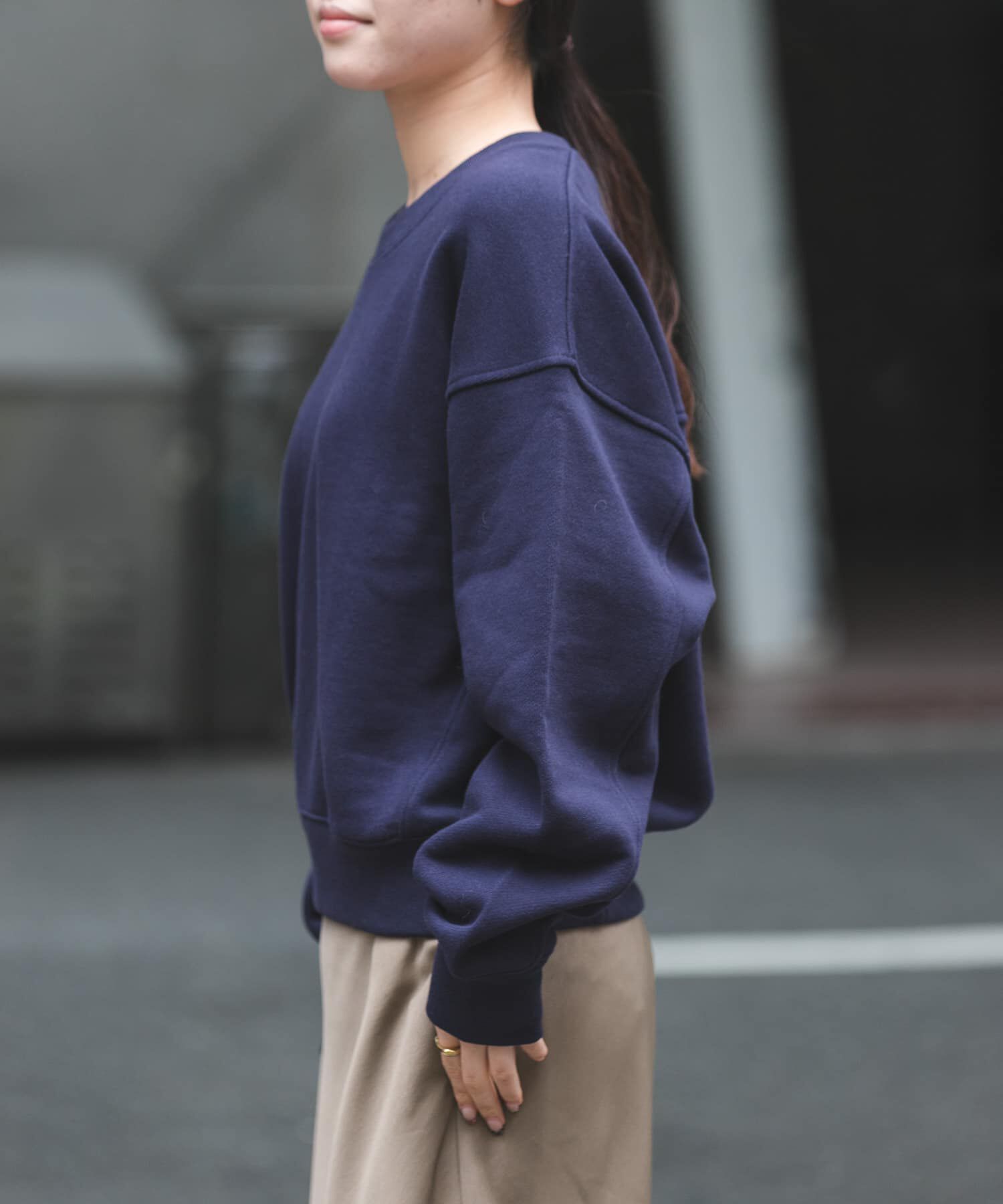 URBAN RESEARCH DOORS「FORK&SPOON　コクーンスウェット」|スウェット・ジャージ|