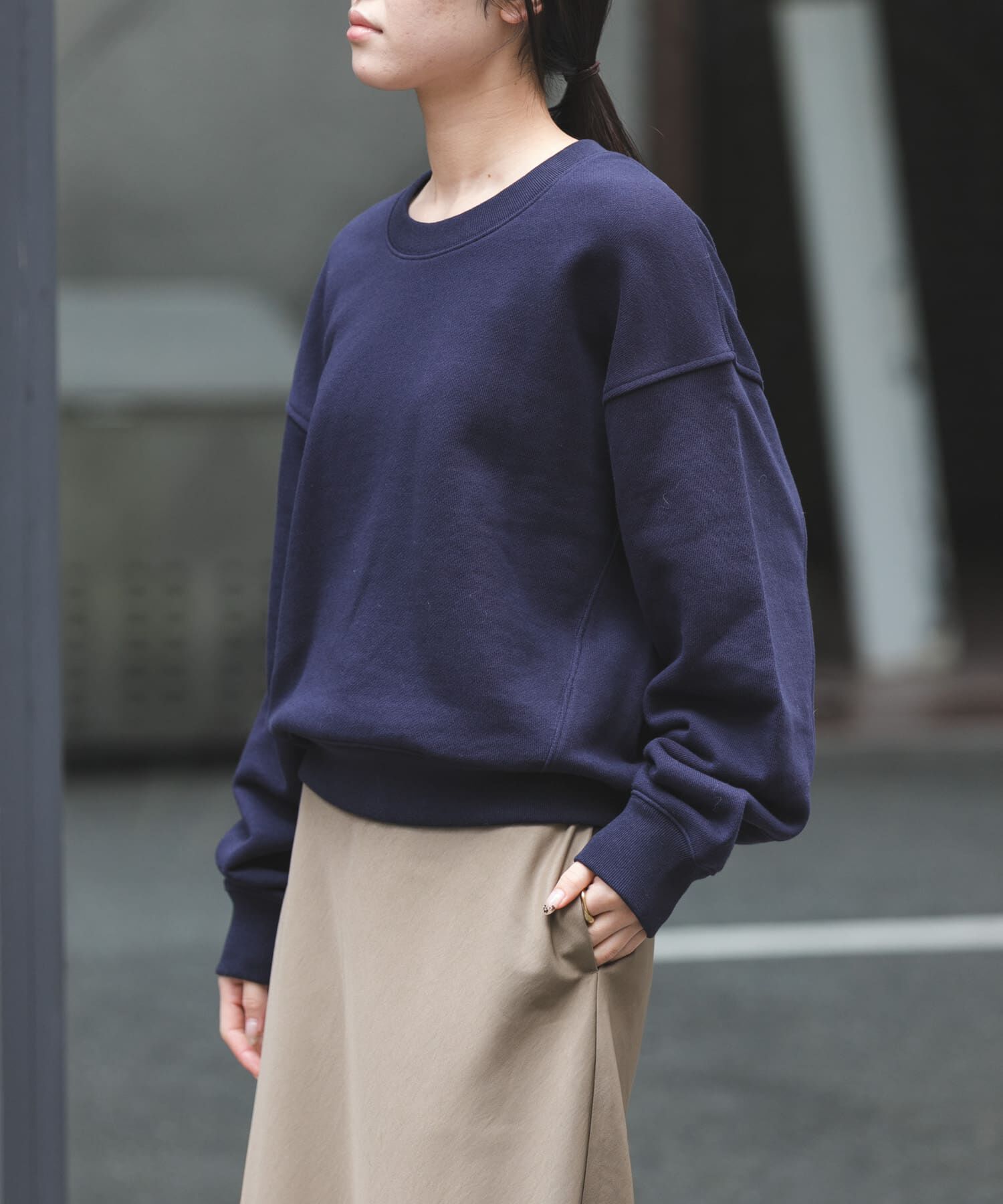 URBAN RESEARCH DOORS「FORK&SPOON　コクーンスウェット」|スウェット・ジャージ|