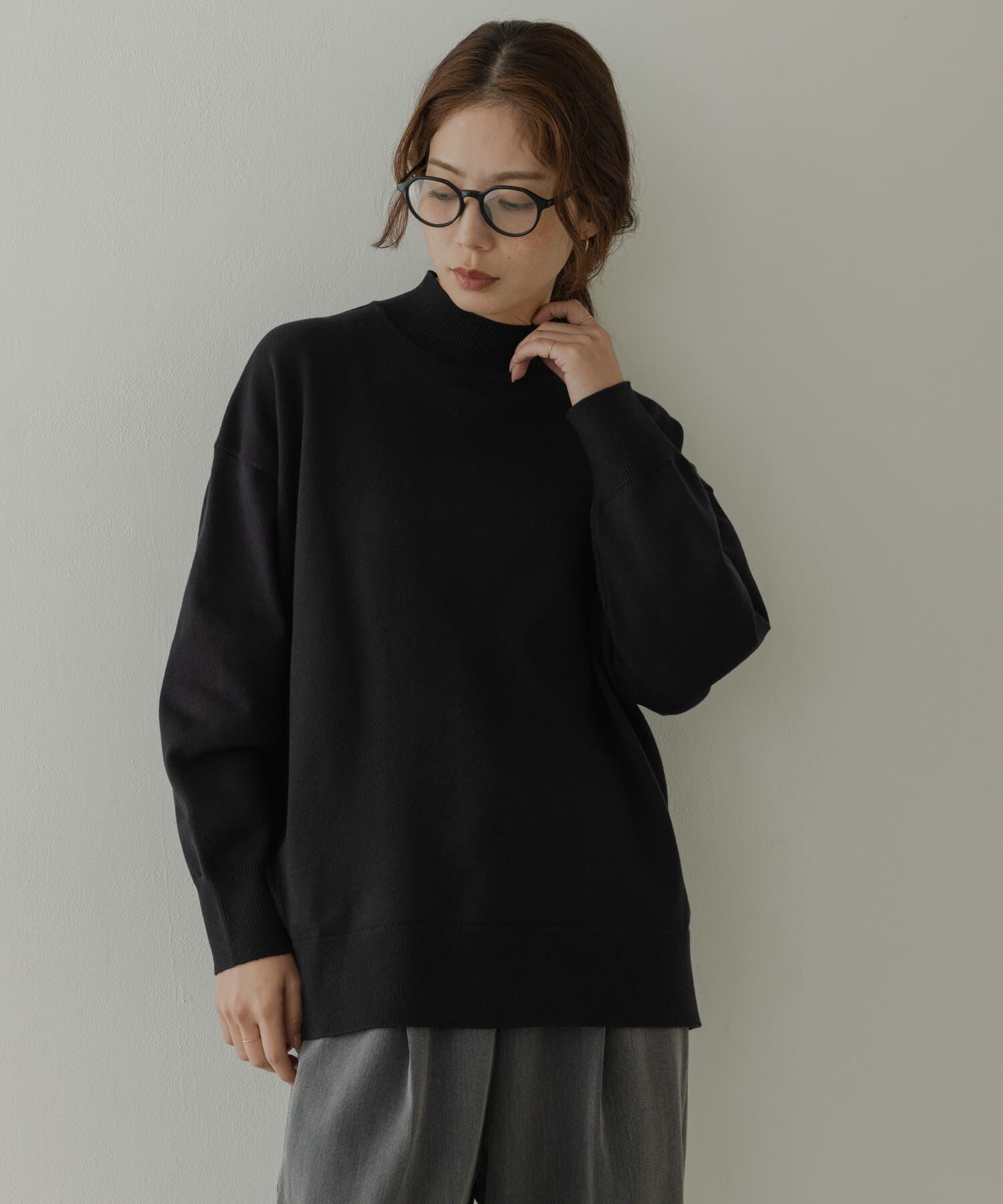 Sonny Label 「『UR TECH』サイドスリットプルオーバー」|ニット・セーター|