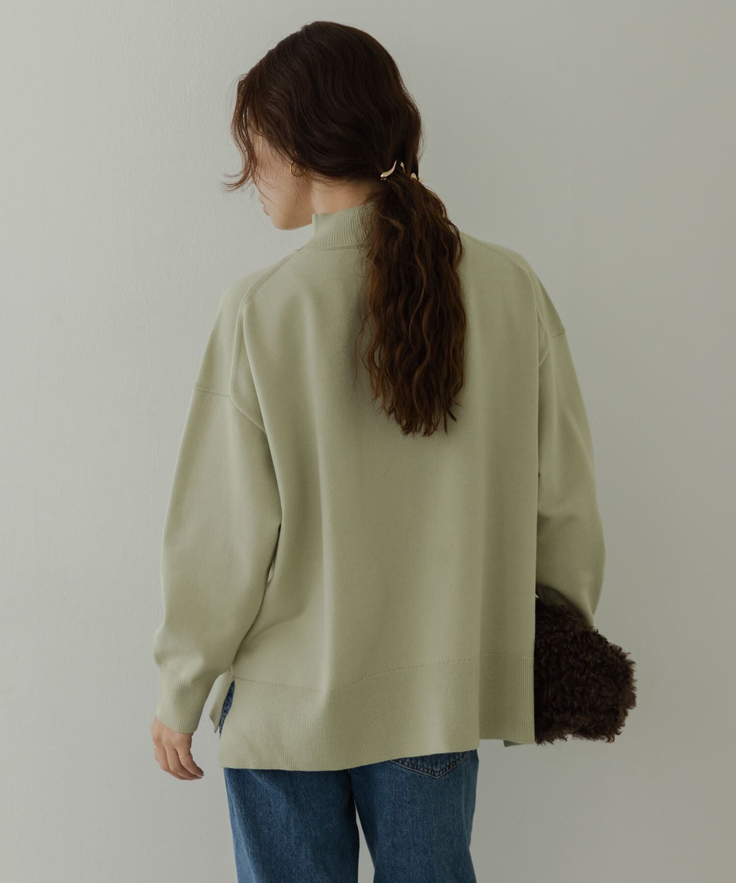 Sonny Label 「『UR TECH』サイドスリットプルオーバー」|ニット・セーター|