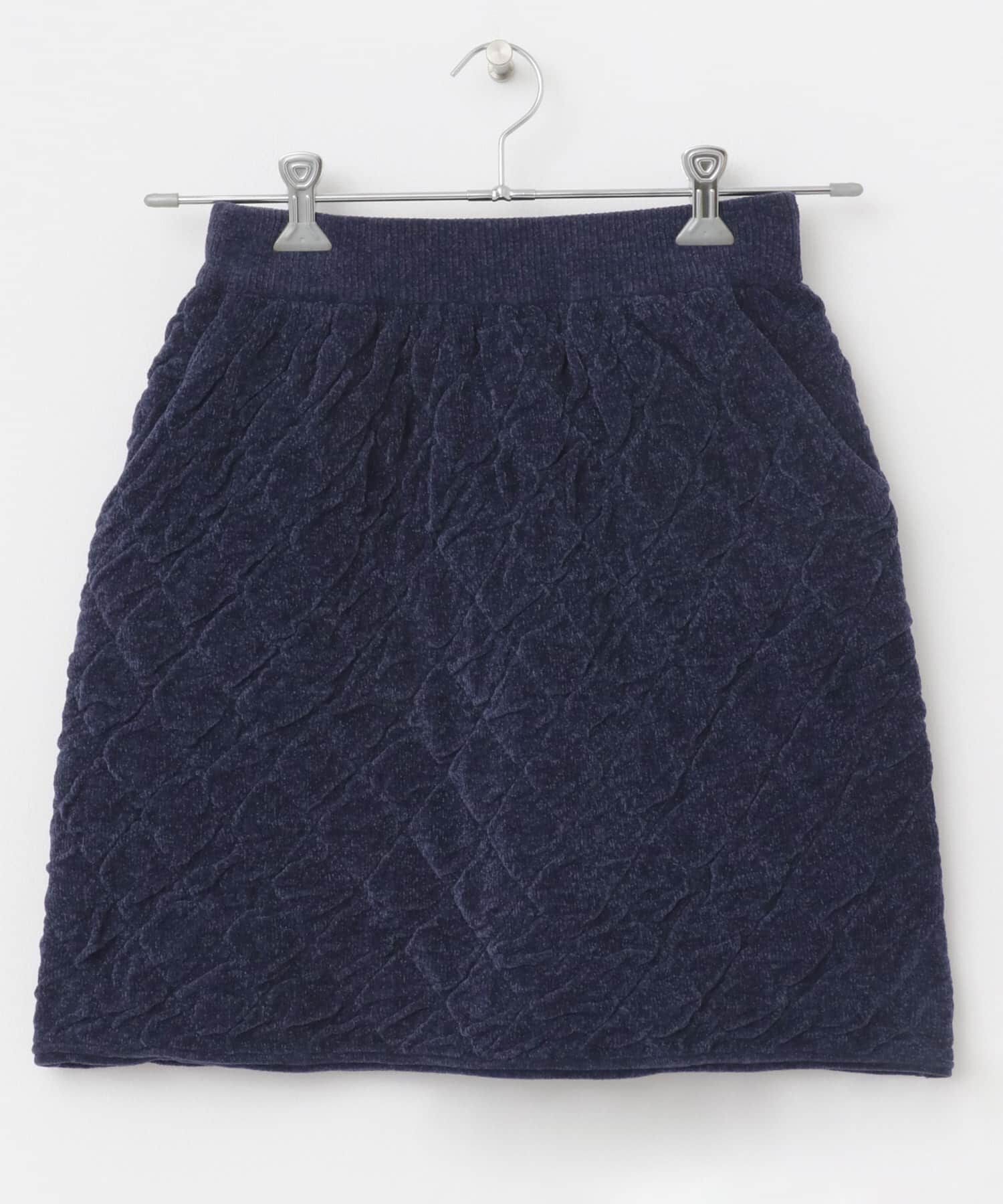  「キルティングニットスカート」|スカート|
