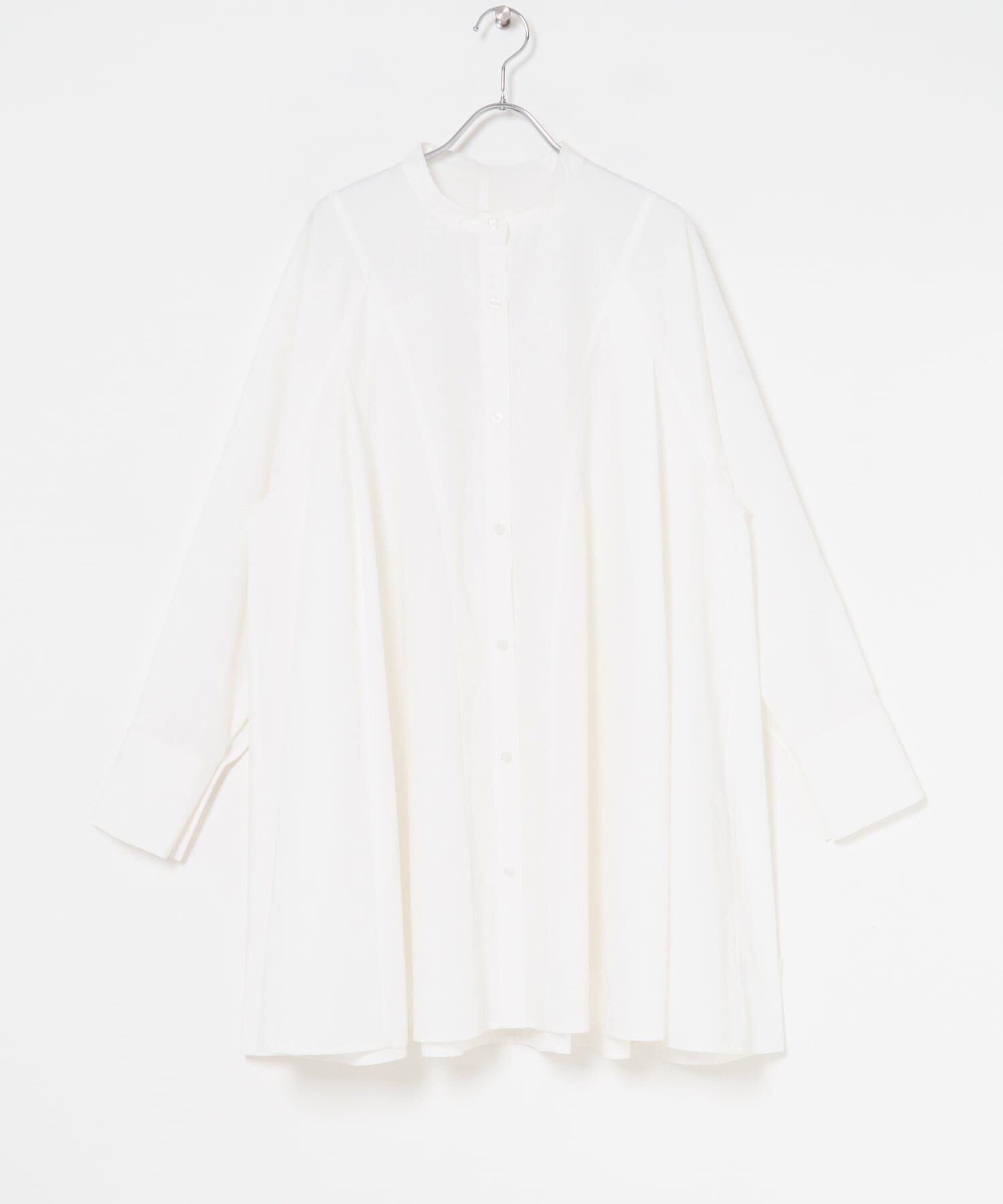  「WIDEフレアミニシャツワンピース」|ワンピース|