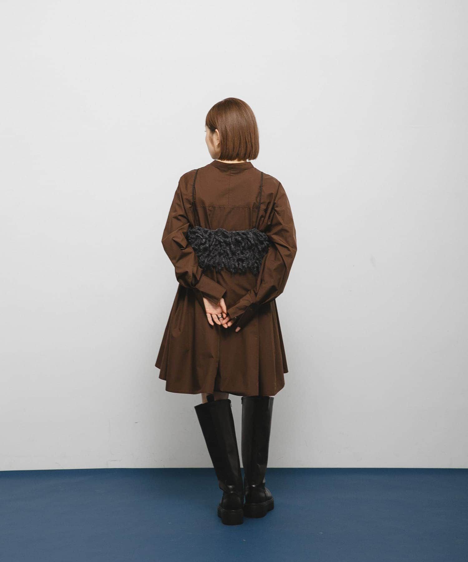  「WIDEフレアミニシャツワンピース」|ワンピース|