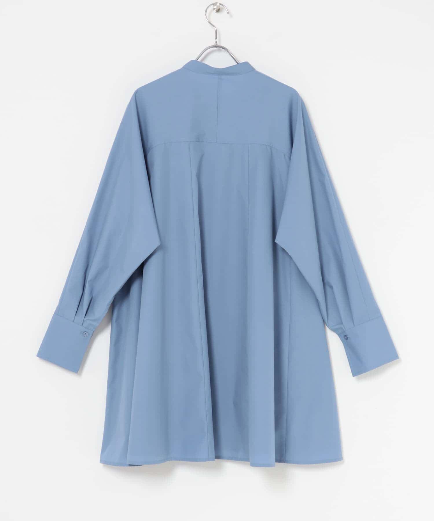  「WIDEフレアミニシャツワンピース」|ワンピース|