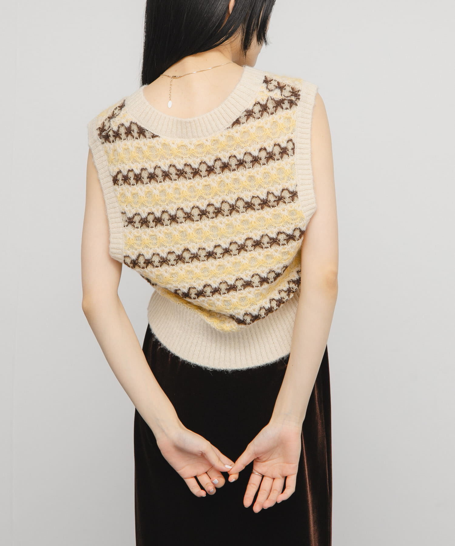  「シアージャガードニットベスト」|ベスト・ジレ|