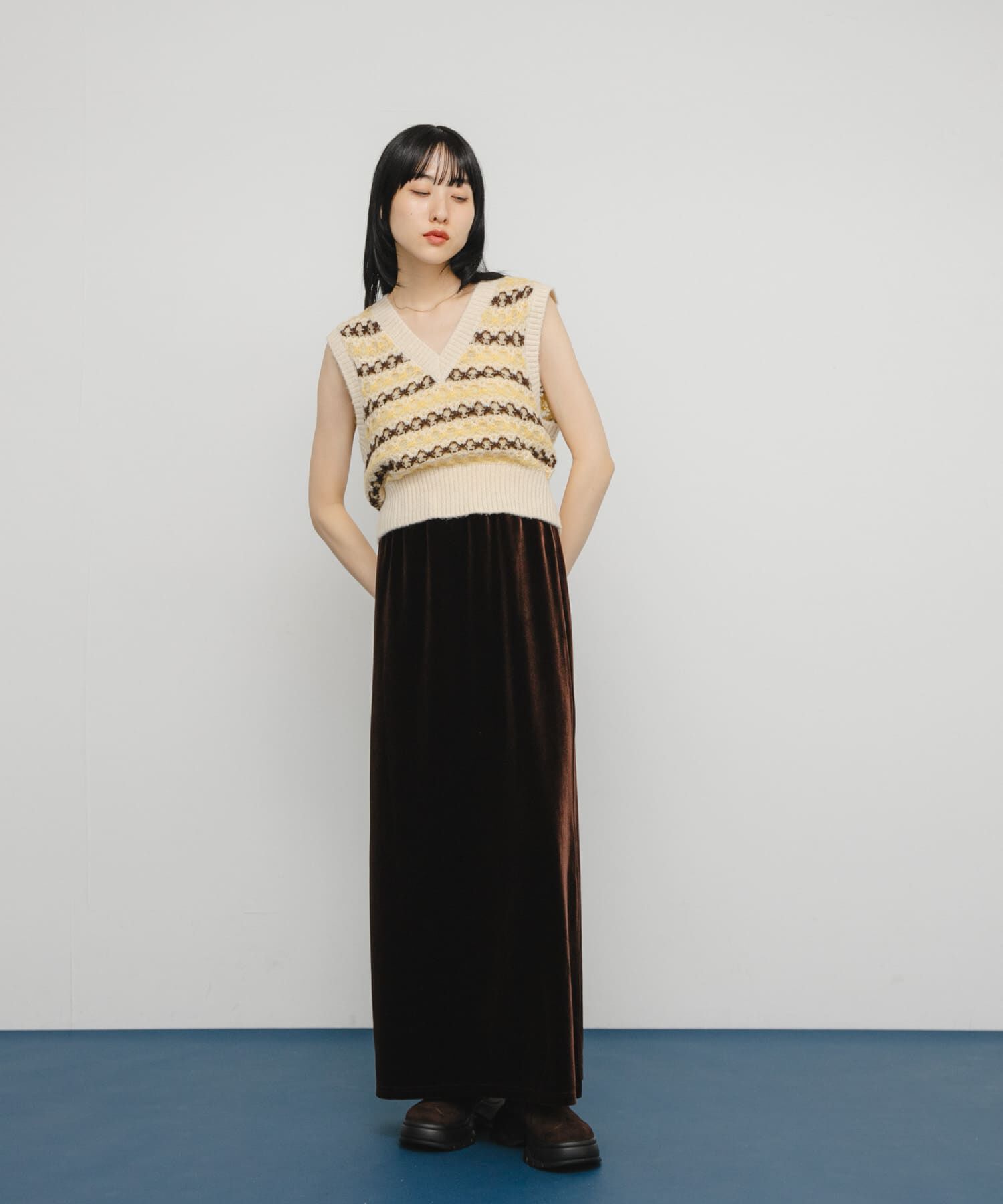  「シアージャガードニットベスト」|ベスト・ジレ|