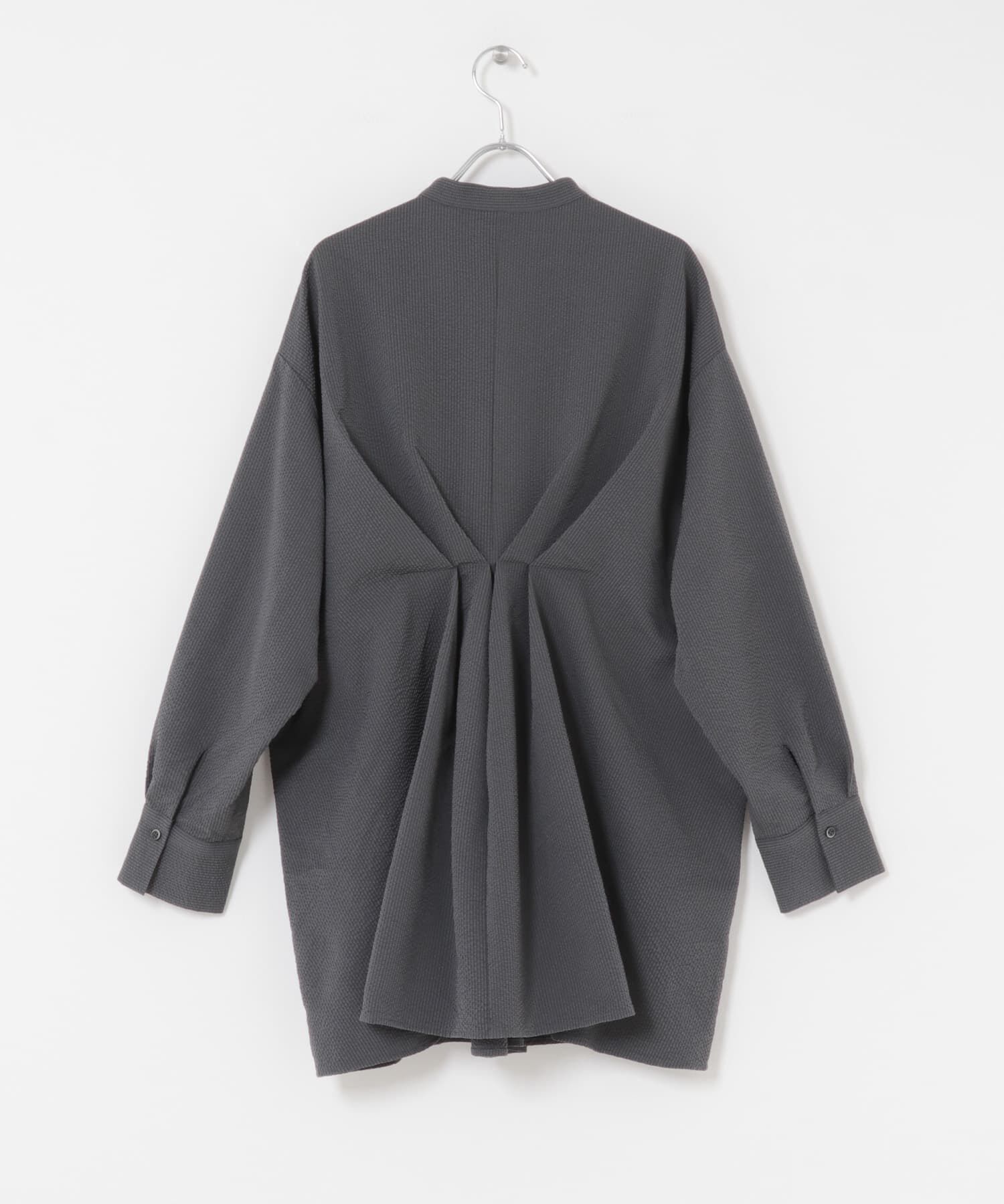  「ウエストタックロングシャツ」|シャツ・ブラウス|