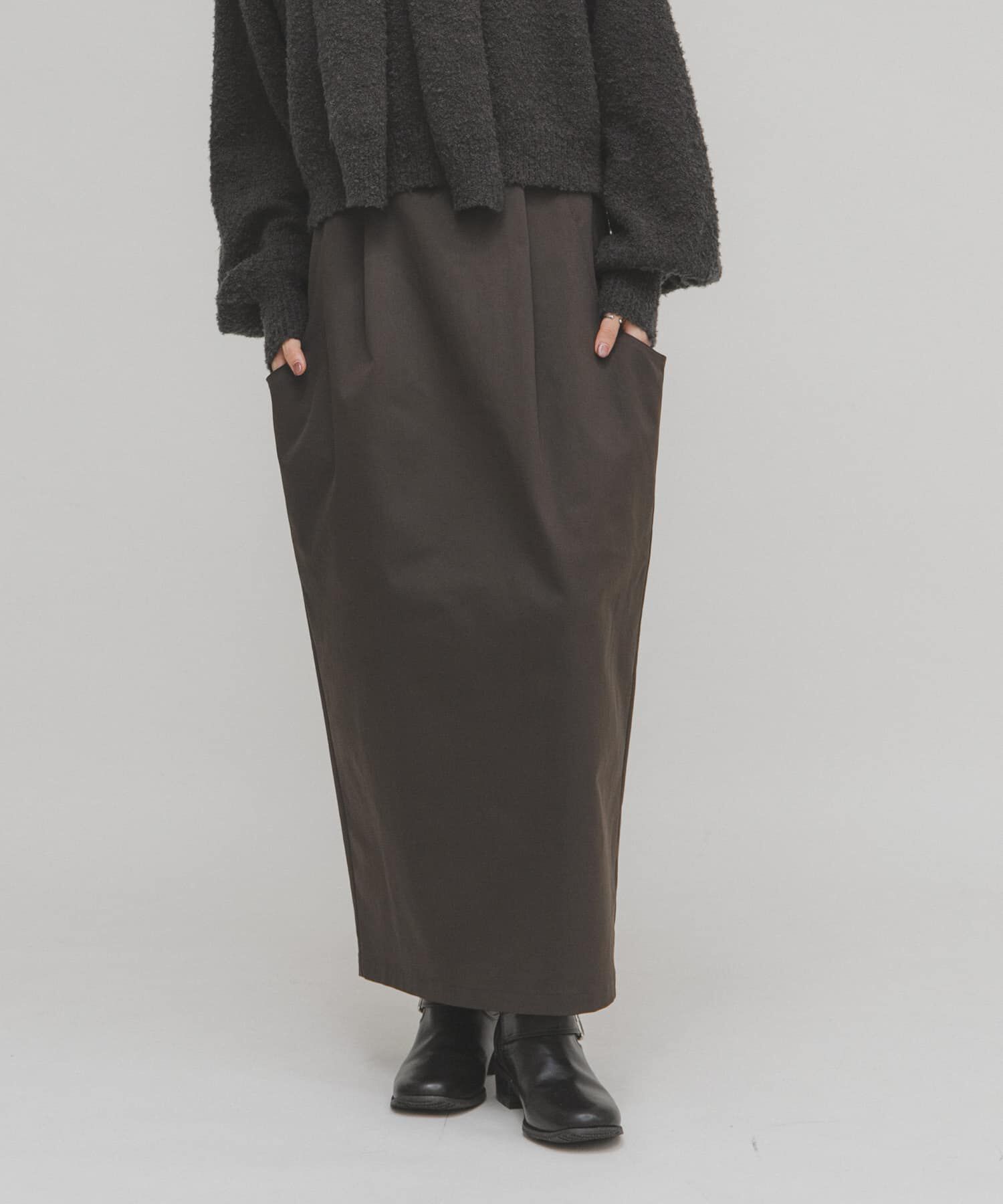  「ポケットディティールコクーンスカート」|スカート|