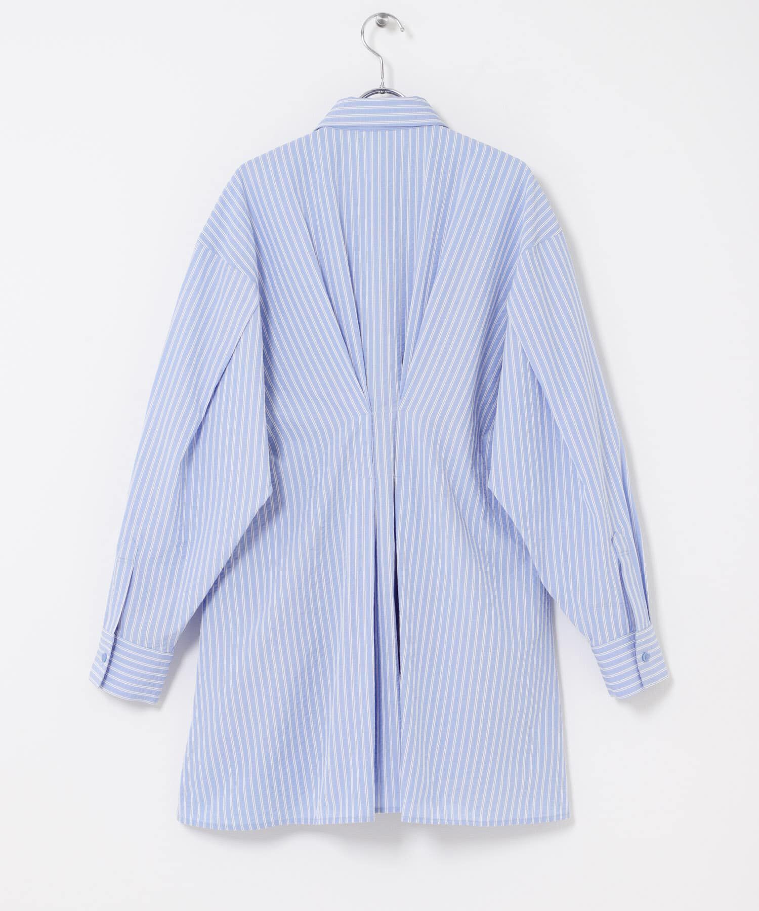  「アシメギャザータックミニワンピース」|ワンピース|