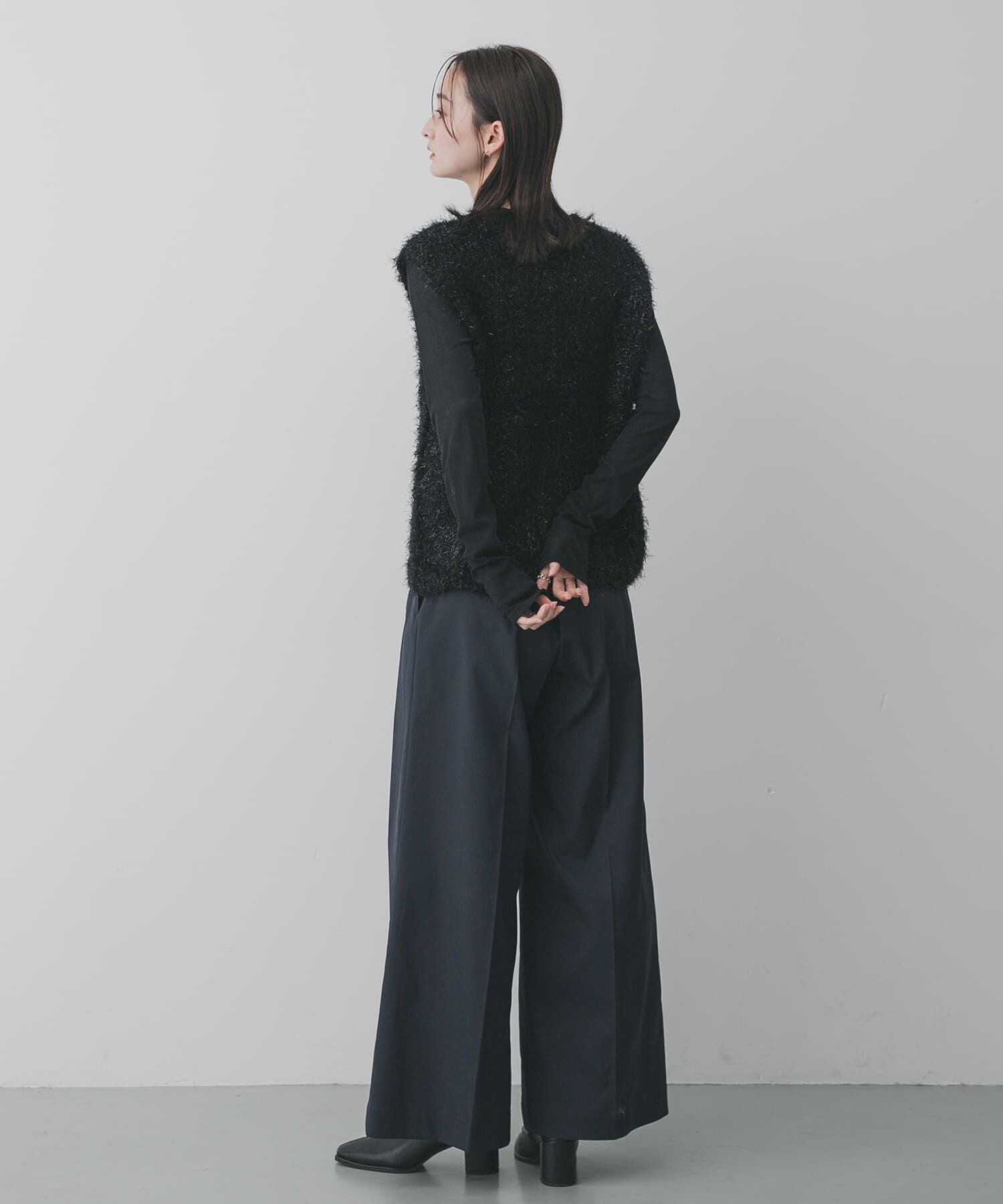 SENSE OF PLACE by URBAN RESEARCH「モールフェザーニットベスト」|ベスト・ジレ|