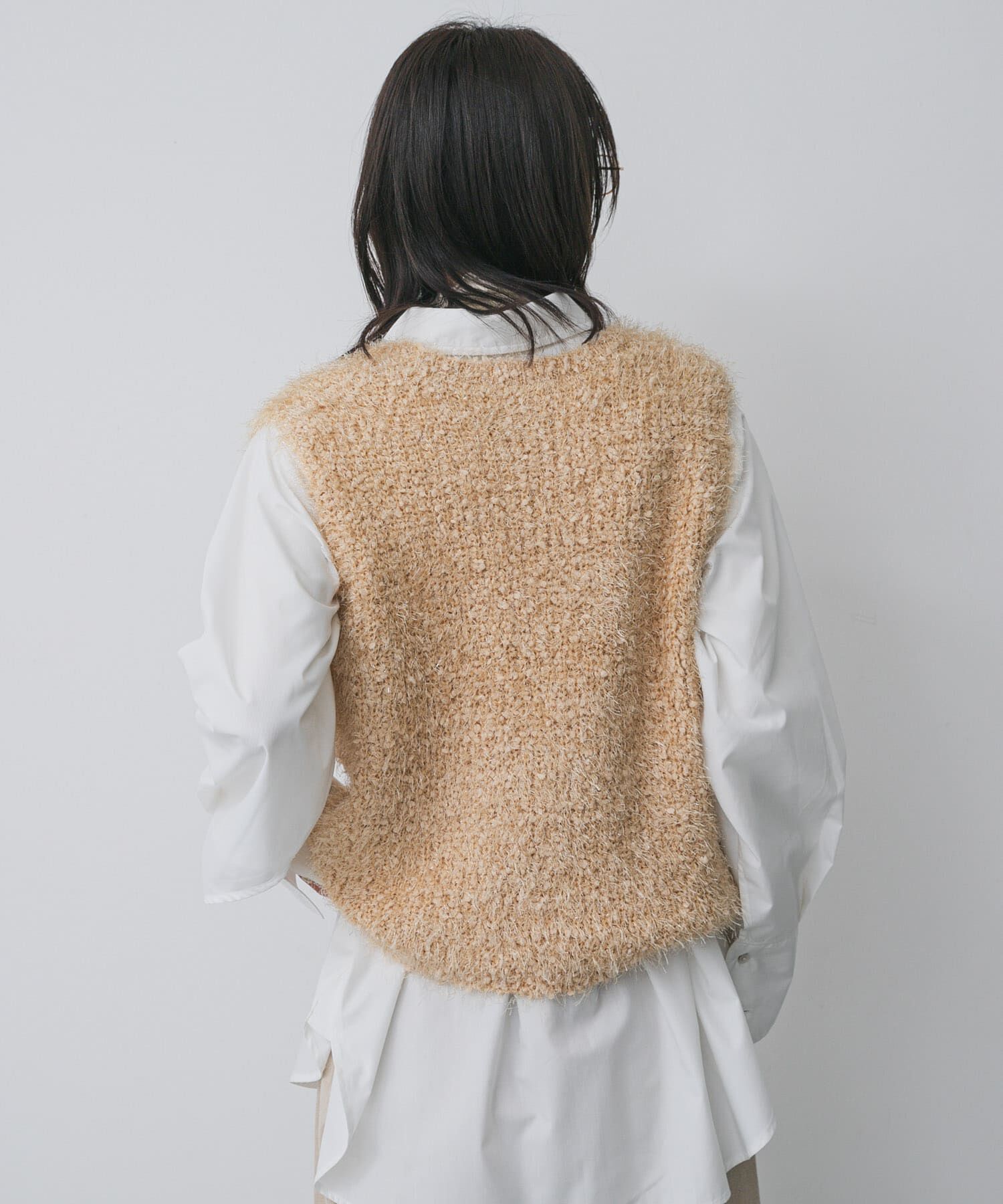 SENSE OF PLACE by URBAN RESEARCH「モールフェザーニットベスト」|ベスト・ジレ|