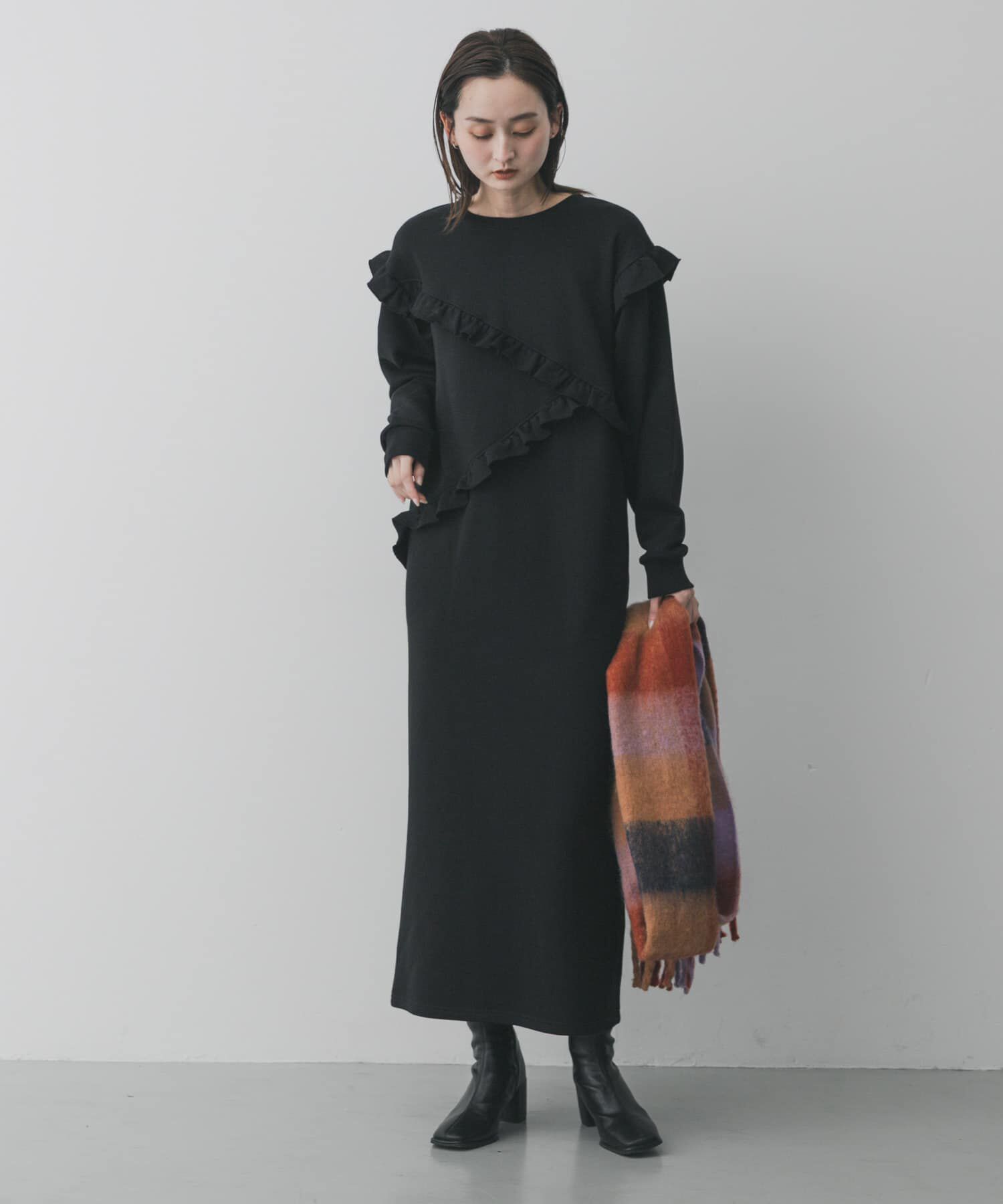 SENSE OF PLACE by URBAN RESEARCH「スクエアトウセンターシームストレッチブーツ」|ショートブーツ|