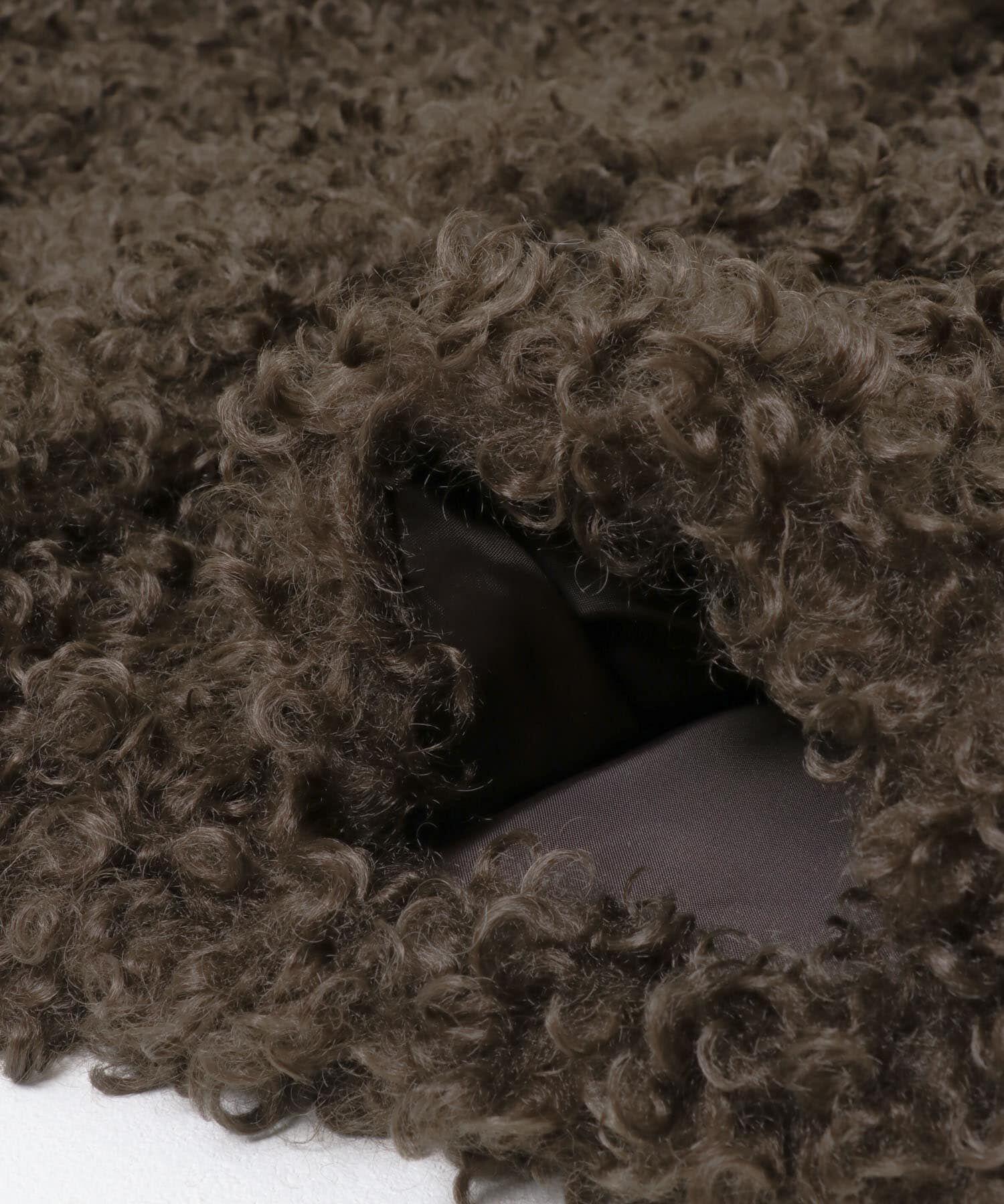 SENSE OF PLACE by URBAN RESEARCH「プードルファーミドルジャケット」|ノーカラーコート|