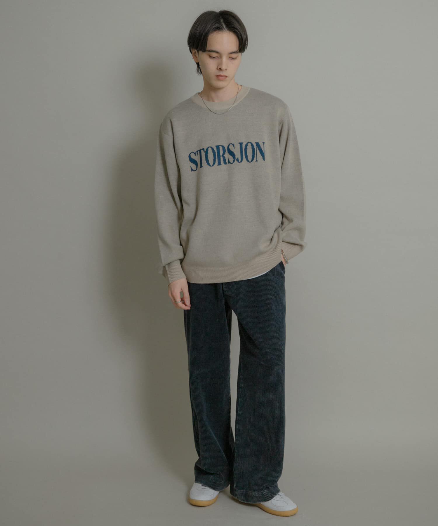 SENSE OF PLACE by URBAN RESEARCH「ロゴグラフィッククルーネックニット」|ニット・セーター|