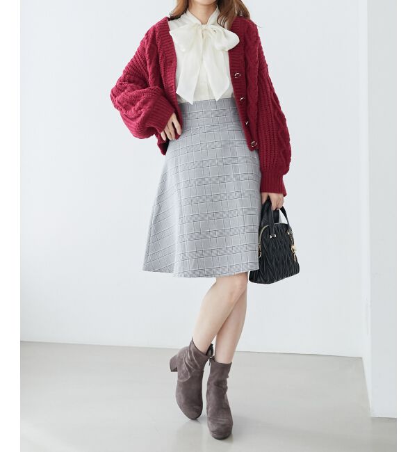  「フカフカヒールストレッチブーツ」|ショートブーツ|