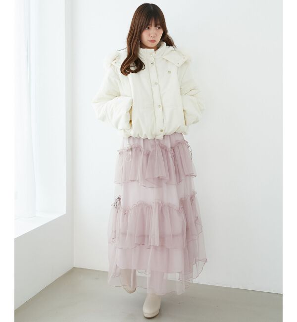  「&infin;2way中綿フードブルゾン」|ブルゾン・スタジャン|