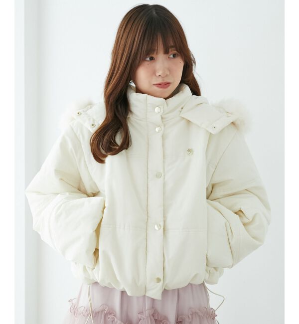  「&infin;2way中綿フードブルゾン」|ブルゾン・スタジャン|