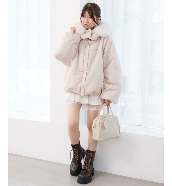  「&infin;2way中綿フードブルゾン」|ブルゾン・スタジャン|