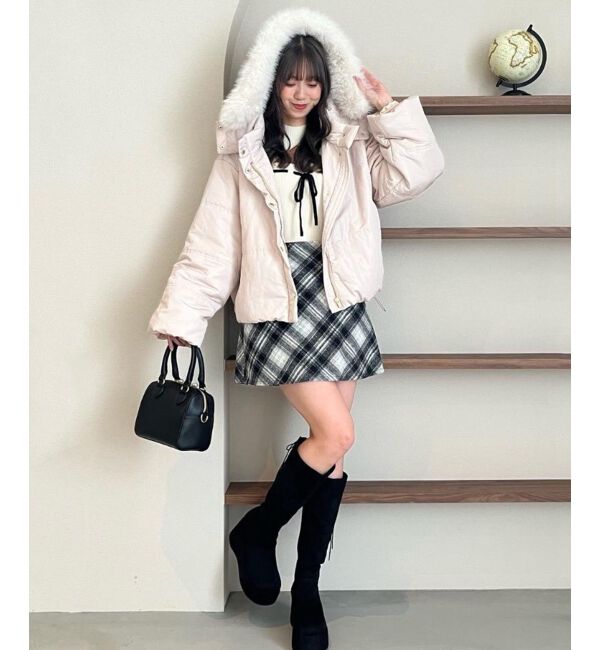  「&infin;2way中綿フードブルゾン」|ブルゾン・スタジャン|