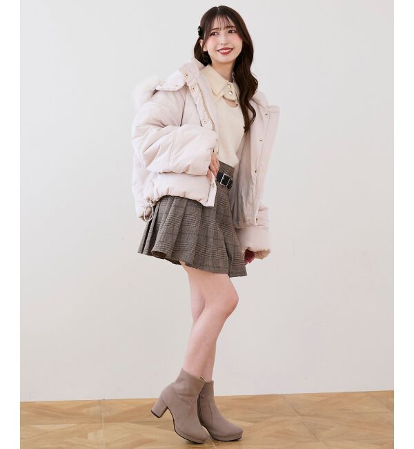  「&infin;2way中綿フードブルゾン」|ブルゾン・スタジャン|