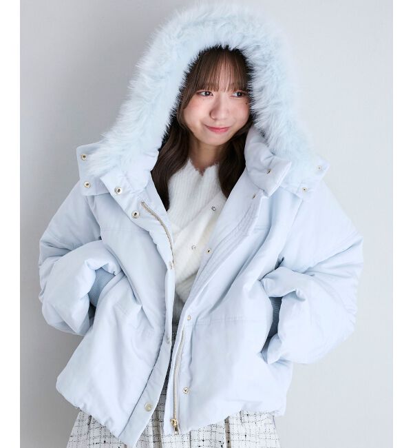  「&infin;2way中綿フードブルゾン」|ブルゾン・スタジャン|