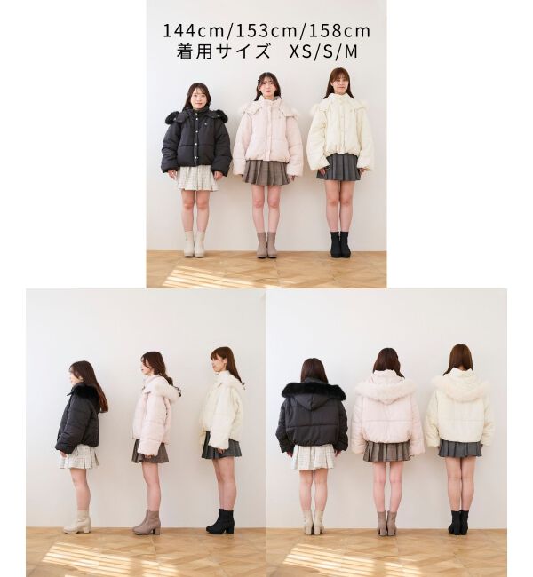  「&infin;2way中綿フードブルゾン」|ブルゾン・スタジャン|