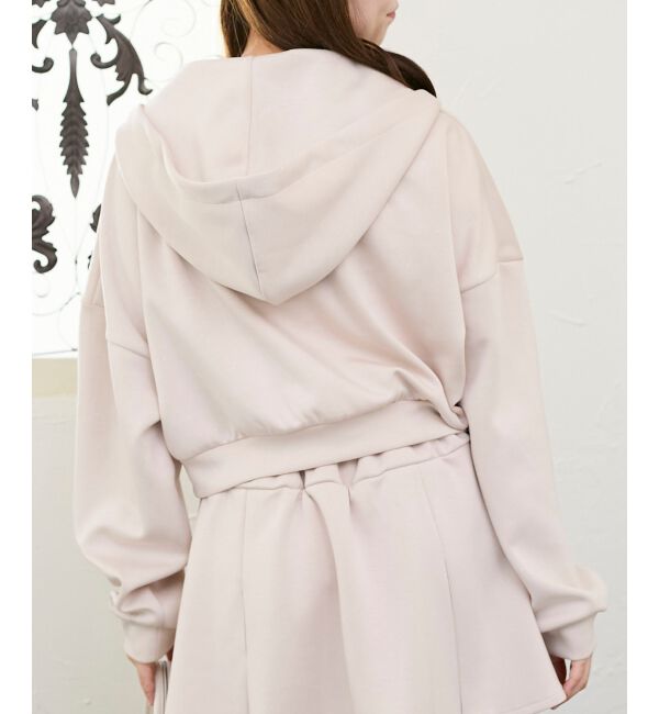  「2wayフェイクファーラメパーカー」|パーカー|