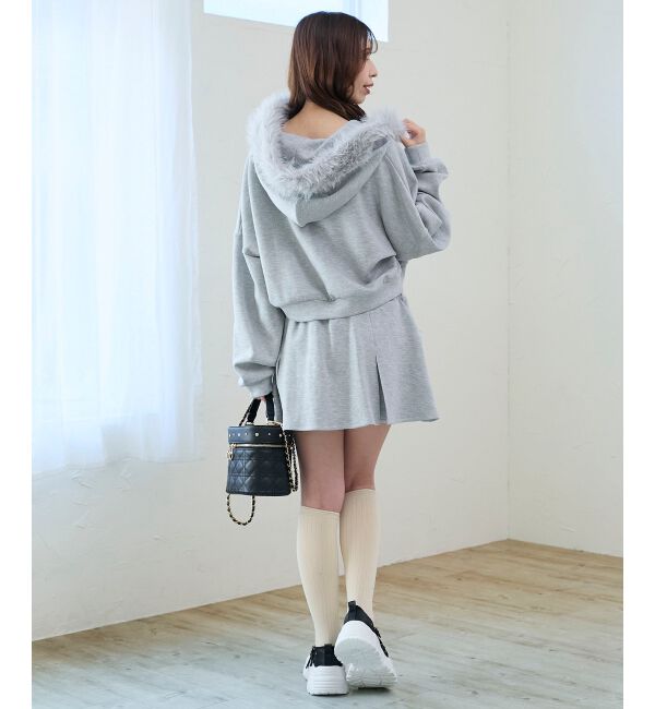  「プリーツラメミニスカパン」|スカート|