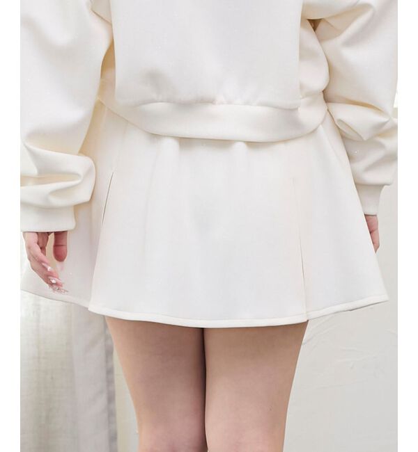  「プリーツラメミニスカパン」|スカート|