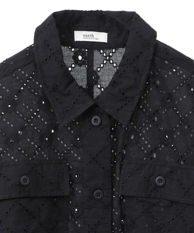 earth music&ecology「レースブルゾン」|ブルゾン・スタジャン|